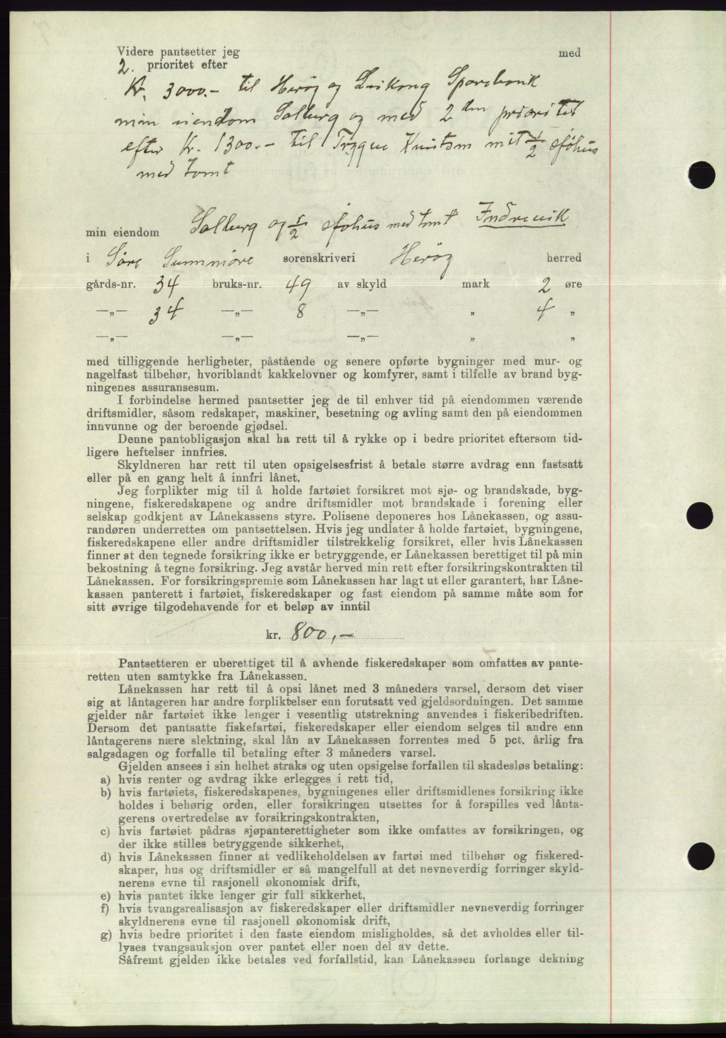 Søre Sunnmøre sorenskriveri, SAT/A-4122/1/2/2C/L0062: Mortgage book no. 56, 1936-1937, Diary no: : 1770/1936