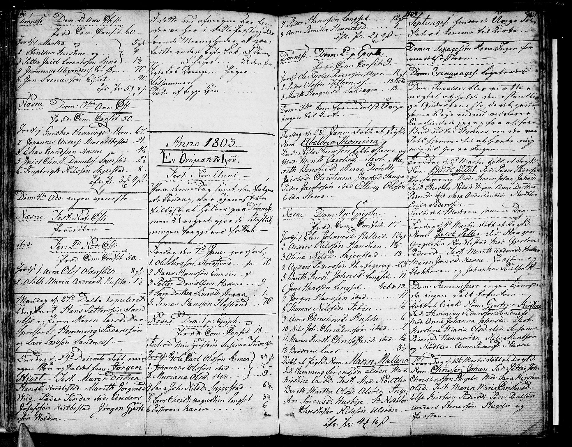 Ministerialprotokoller, klokkerbøker og fødselsregistre - Nordland, SAT/A-1459/838/L0545: Parish register (official) no. 838A04, 1791-1820, p. 130-131