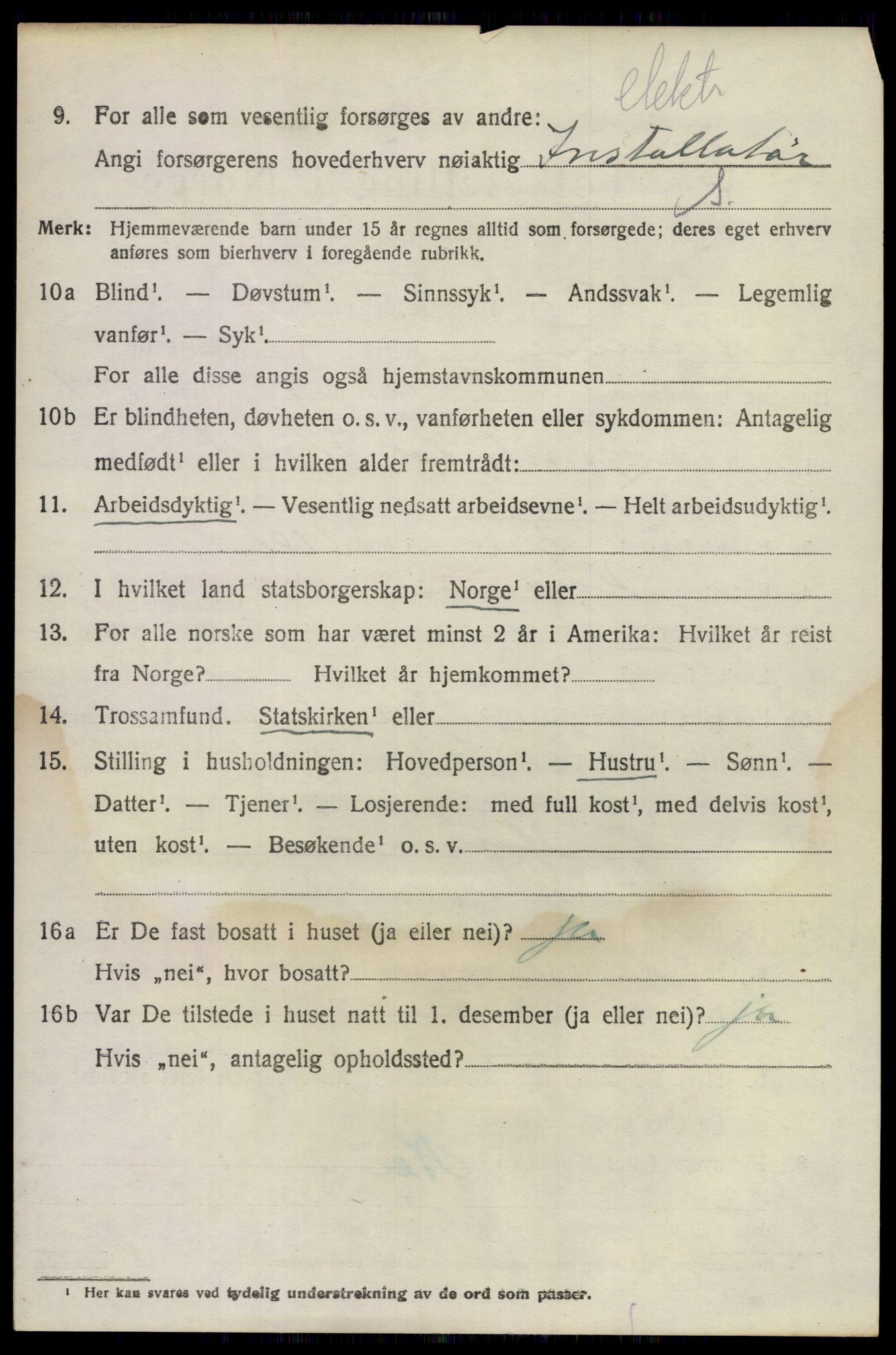 SAKO, 1920 census for Hurum, 1920, p. 5723