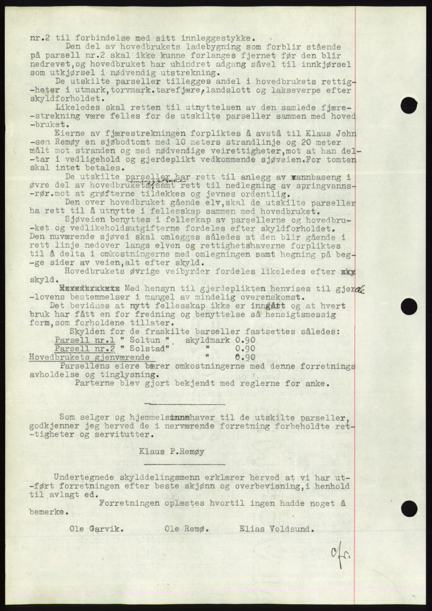 Søre Sunnmøre sorenskriveri, AV/SAT-A-4122/1/2/2C/L0061: Mortgage book no. 55, 1936-1936, Diary no: : 1383/1936