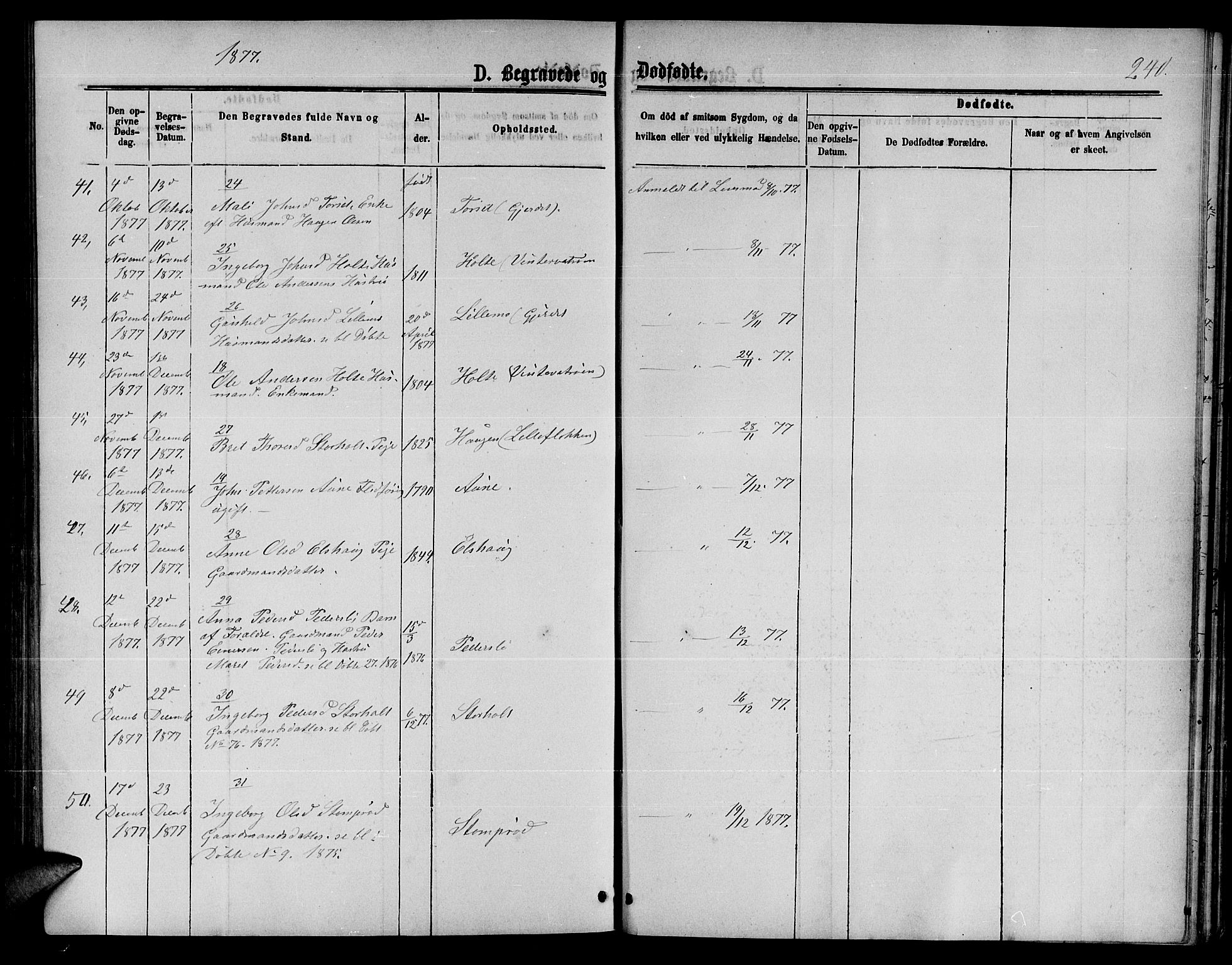 Ministerialprotokoller, klokkerbøker og fødselsregistre - Møre og Romsdal, AV/SAT-A-1454/598/L1076: Parish register (copy) no. 598C01, 1867-1878, p. 240