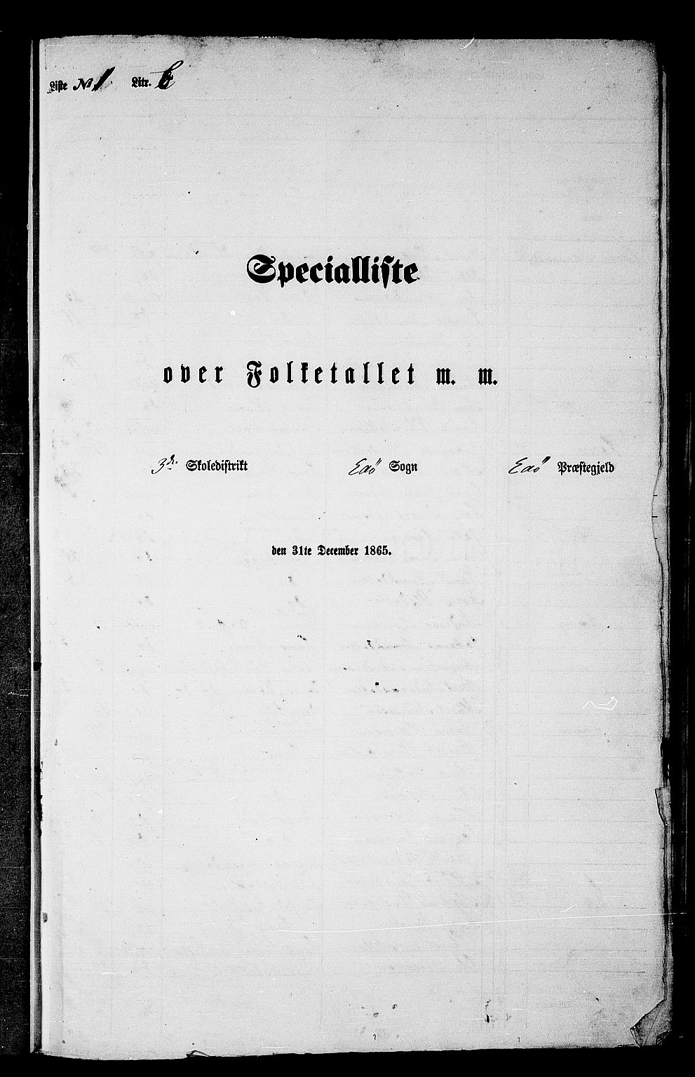 RA, 1865 census for Edøy, 1865, p. 23