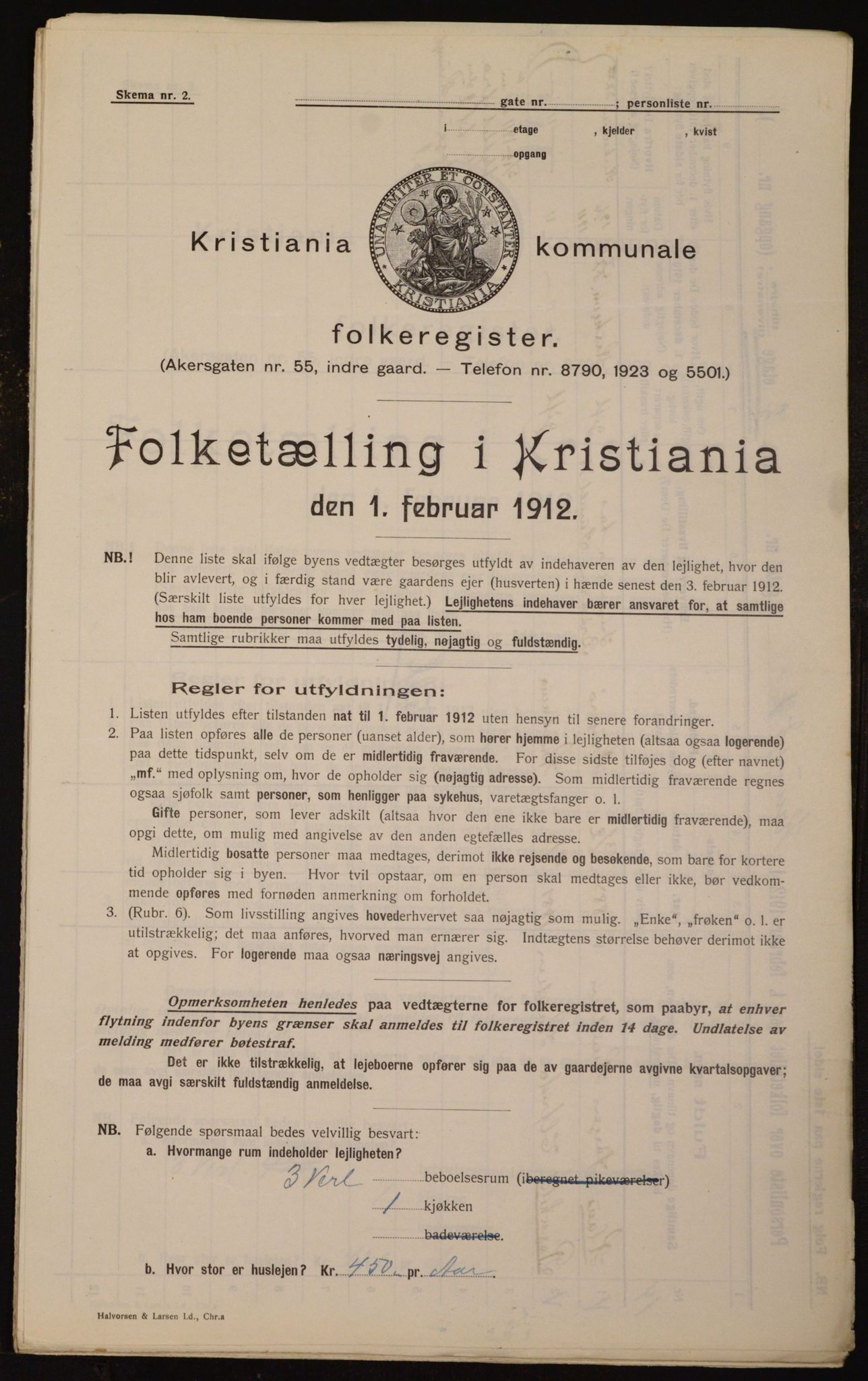 OBA, Municipal Census 1912 for Kristiania, 1912, p. 54986