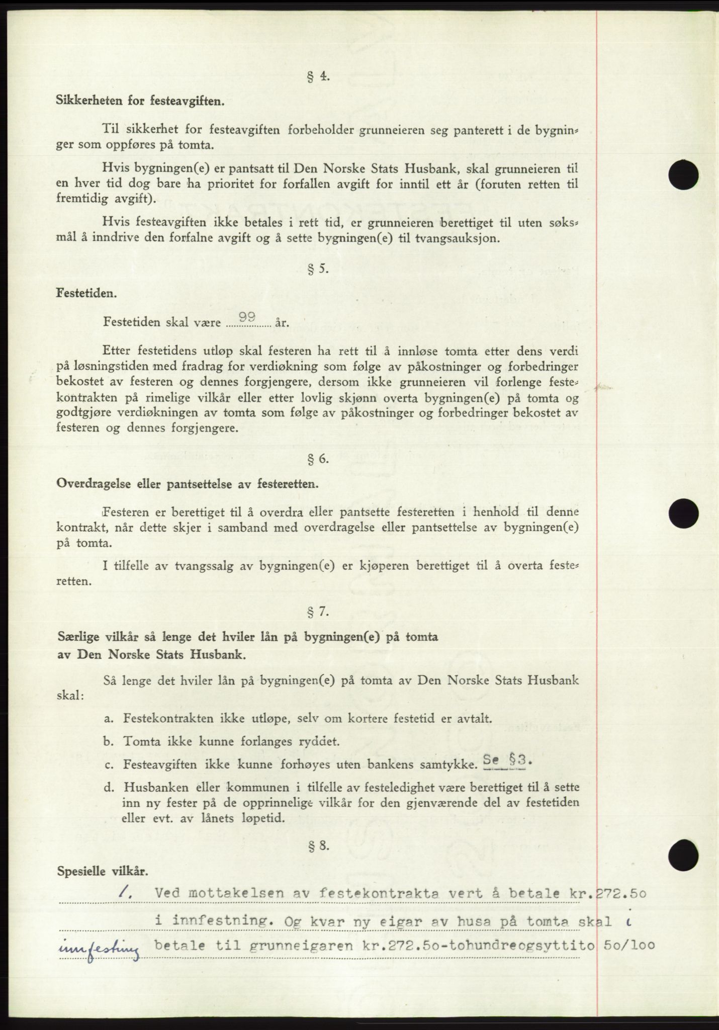 Søre Sunnmøre sorenskriveri, AV/SAT-A-4122/1/2/2C/L0085: Mortgage book no. 11A, 1949-1949, Diary no: : 1896/1949