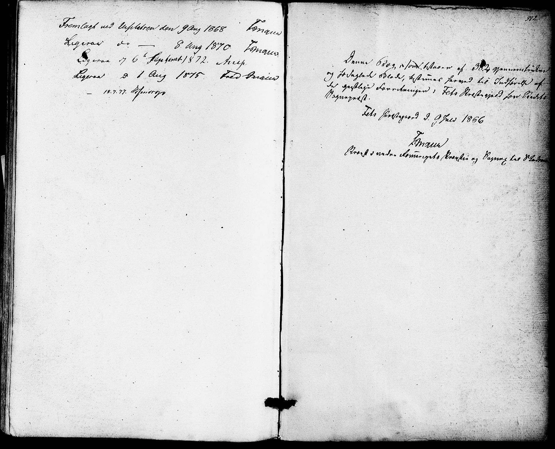 Fet prestekontor Kirkebøker, SAO/A-10370a/F/Fa/L0013: Parish register (official) no. I 13, 1867-1877