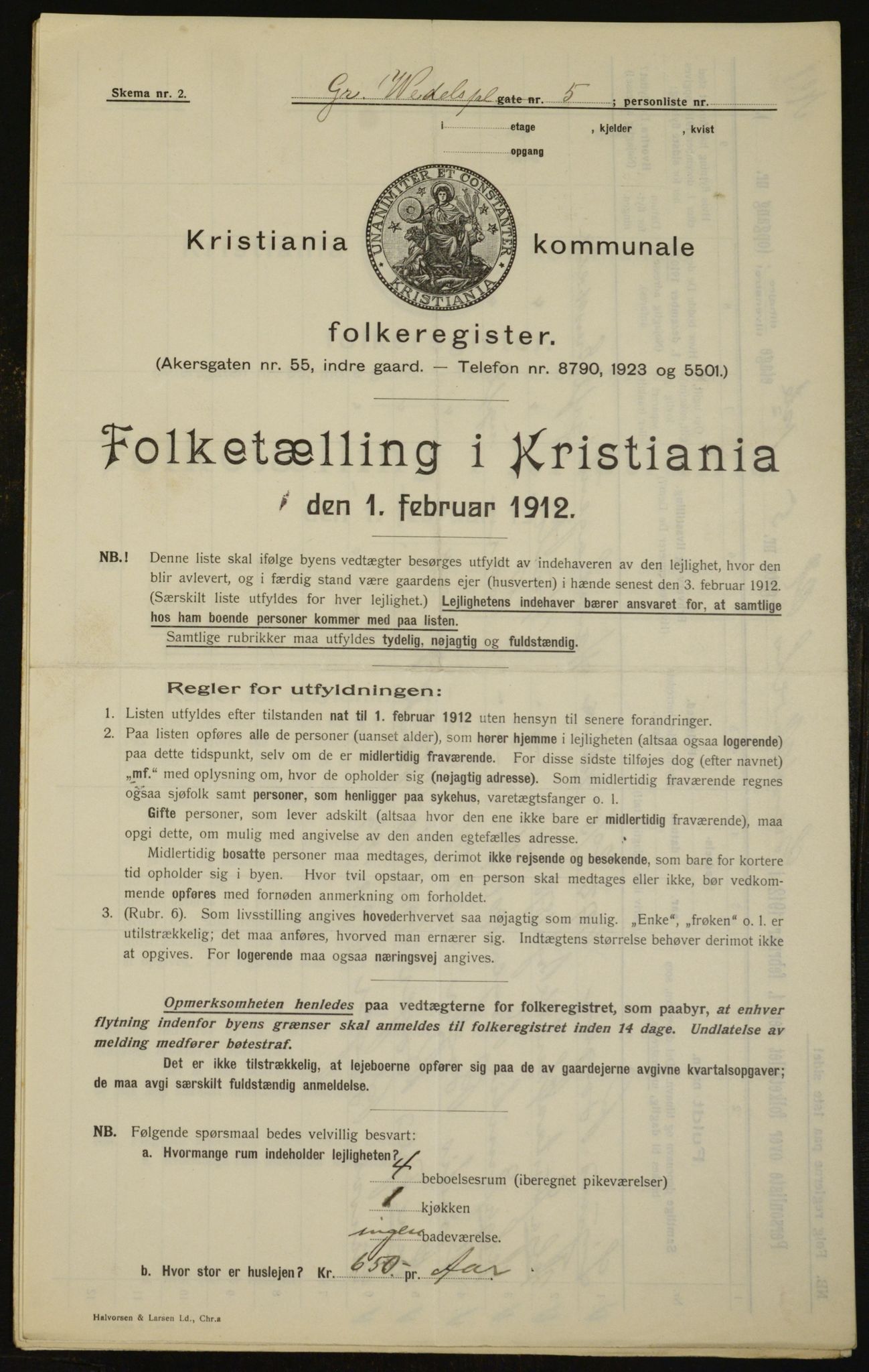 OBA, Municipal Census 1912 for Kristiania, 1912, p. 29723