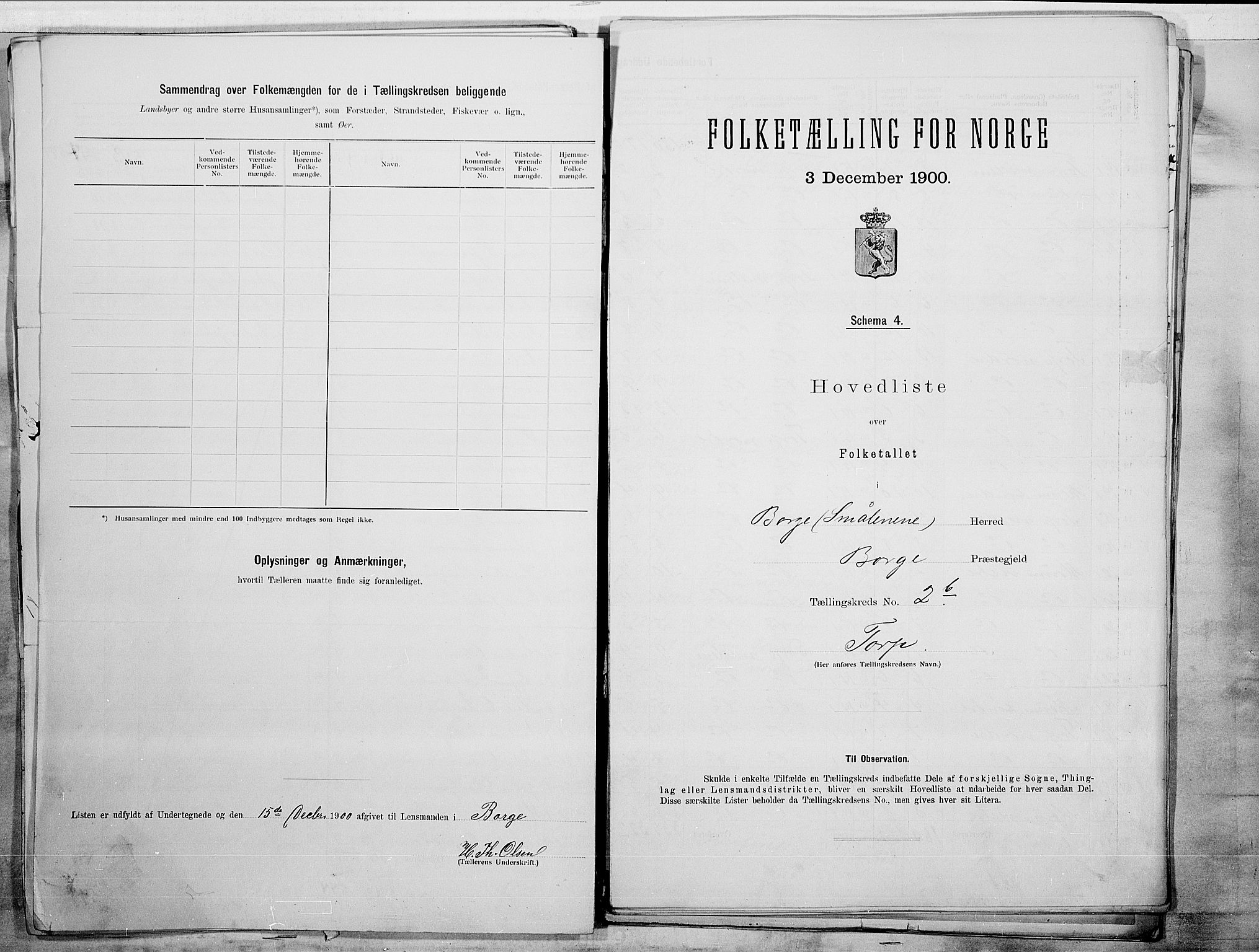 SAO, 1900 census for Borge, 1900, p. 14