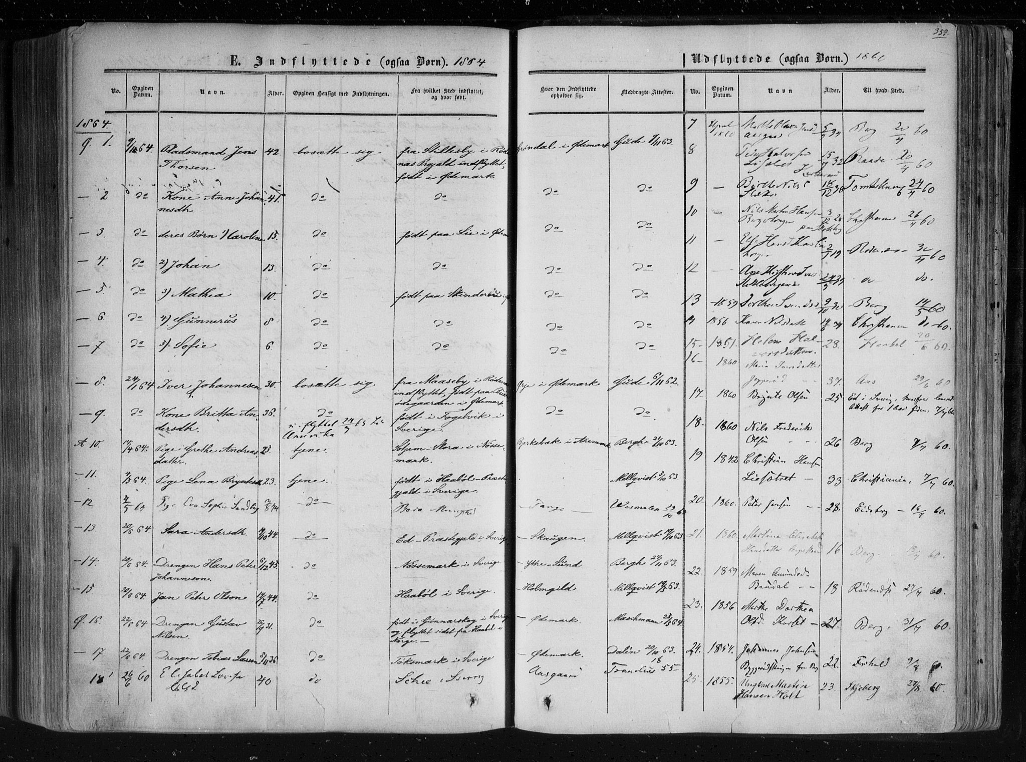 Aremark prestekontor Kirkebøker, SAO/A-10899/F/Fc/L0003: Parish register (official) no. III 3, 1850-1865, p. 359