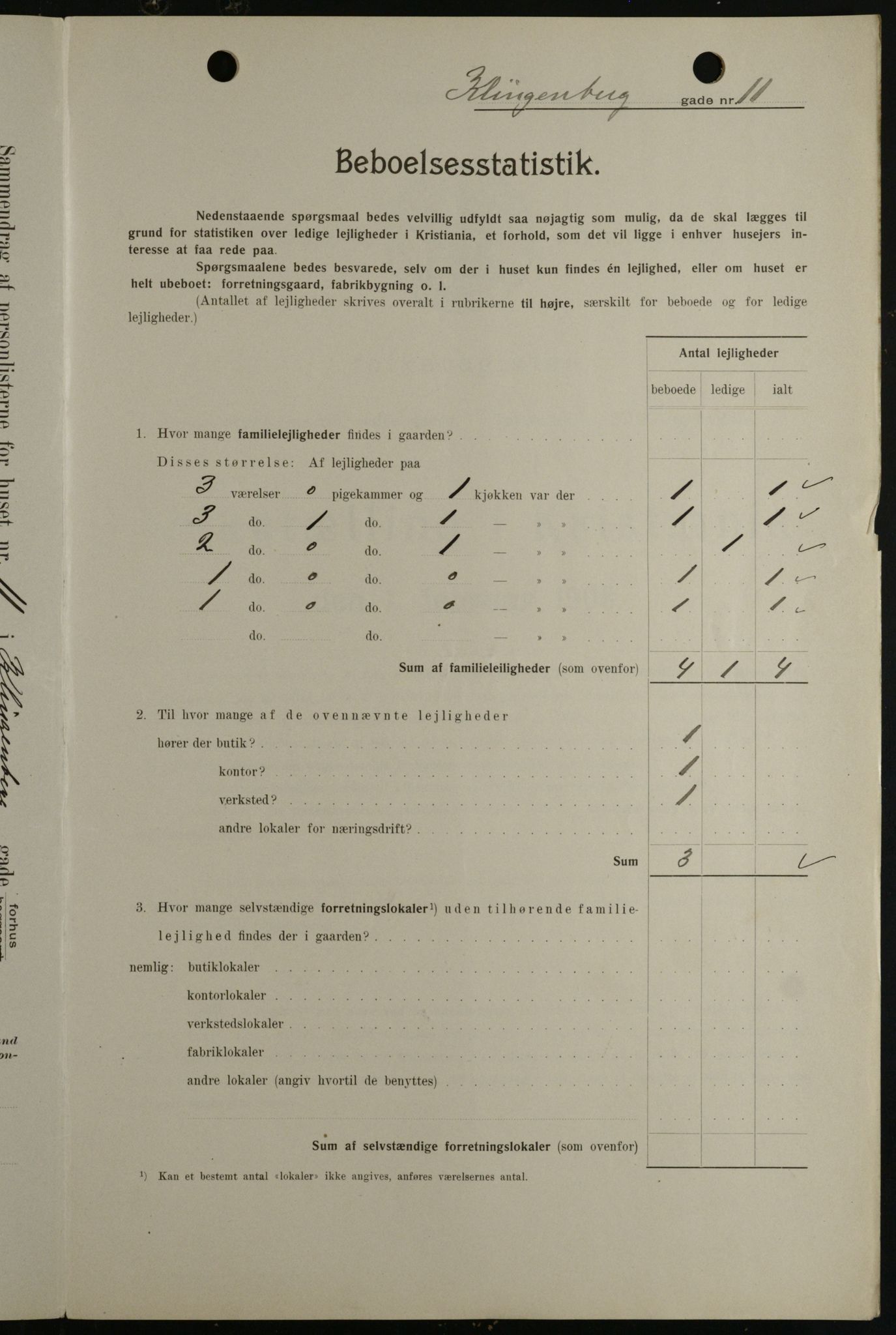 OBA, Municipal Census 1908 for Kristiania, 1908, p. 46368
