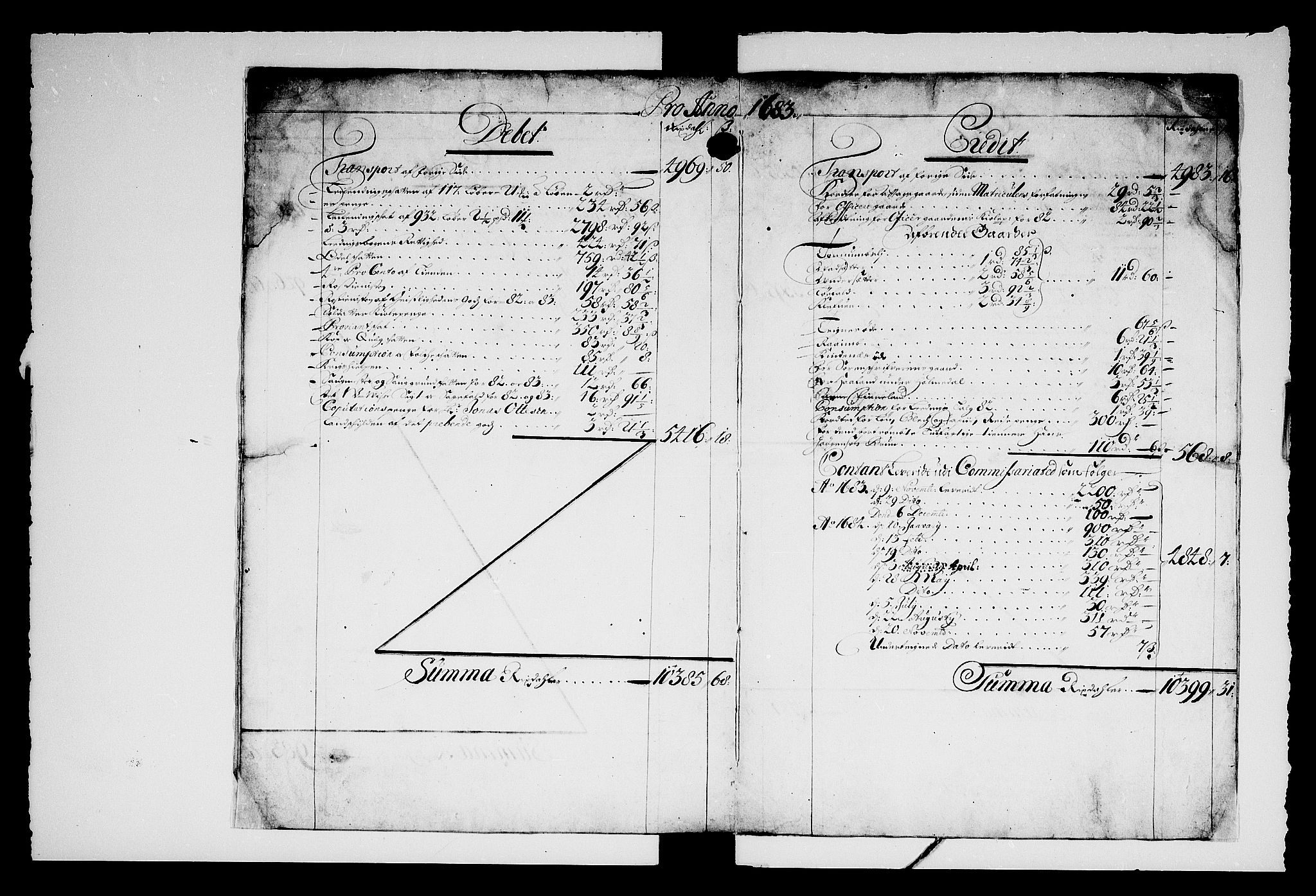 Rentekammeret inntil 1814, Reviderte regnskaper, Stiftamtstueregnskaper, Bergen stiftamt, AV/RA-EA-6043/R/Rc/L0096: Bergen stiftamt, 1672-1687