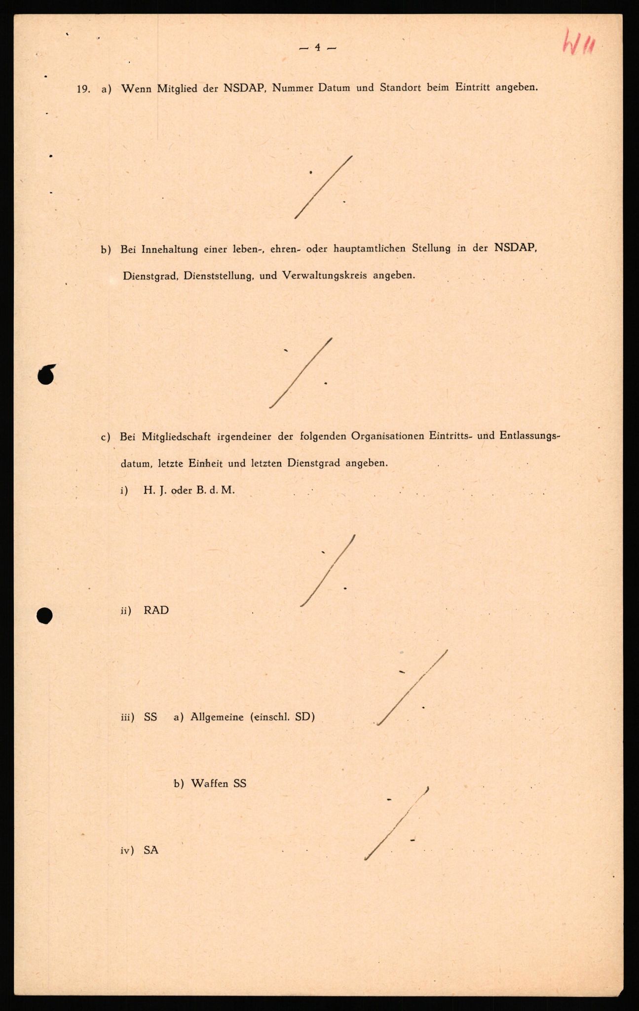 Forsvaret, Forsvarets overkommando II, RA/RAFA-3915/D/Db/L0040: CI Questionaires. Tyske okkupasjonsstyrker i Norge. Østerrikere., 1945-1946, p. 418