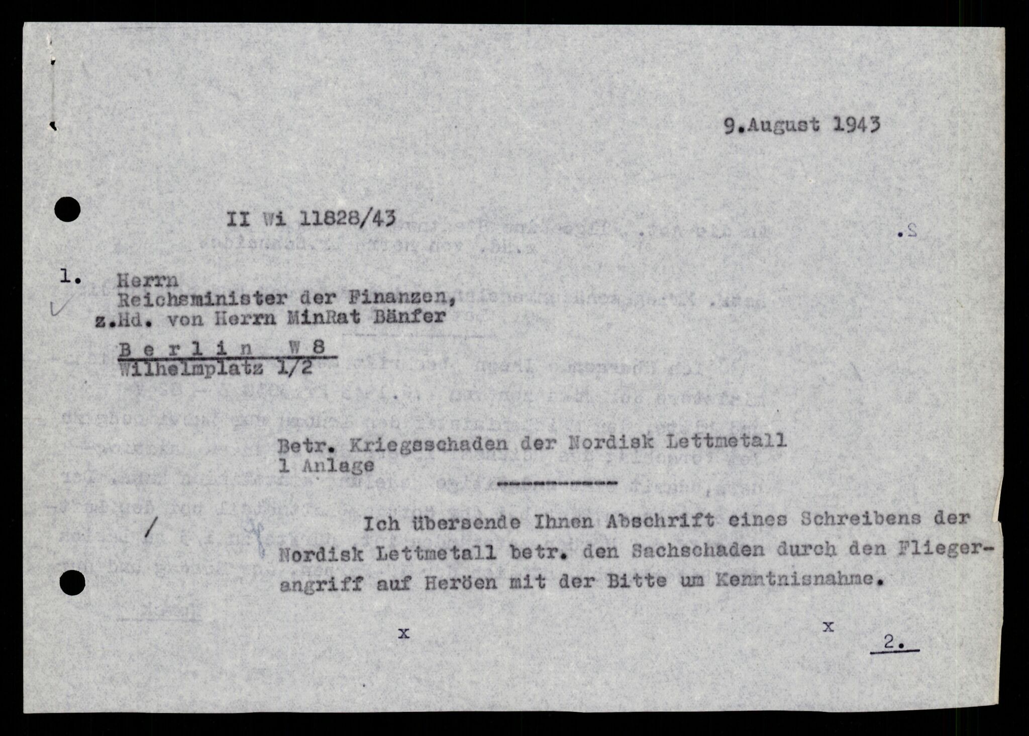 Forsvarets Overkommando. 2 kontor. Arkiv 11.4. Spredte tyske arkivsaker, AV/RA-RAFA-7031/D/Dar/Darb/L0003: Reichskommissariat - Hauptabteilung Vervaltung, 1940-1945, p. 202