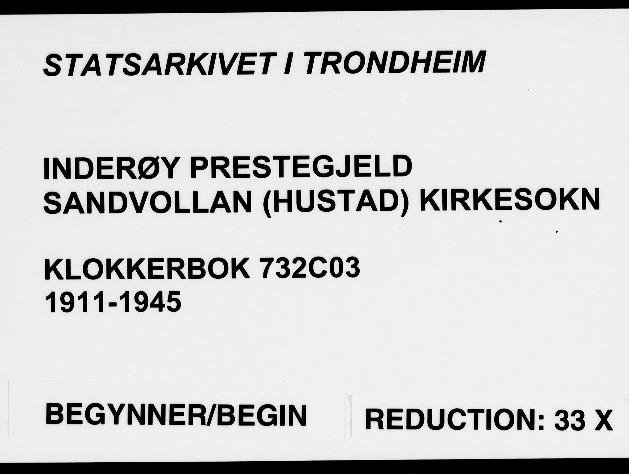 Ministerialprotokoller, klokkerbøker og fødselsregistre - Nord-Trøndelag, SAT/A-1458/732/L0319: Parish register (copy) no. 732C03, 1911-1945