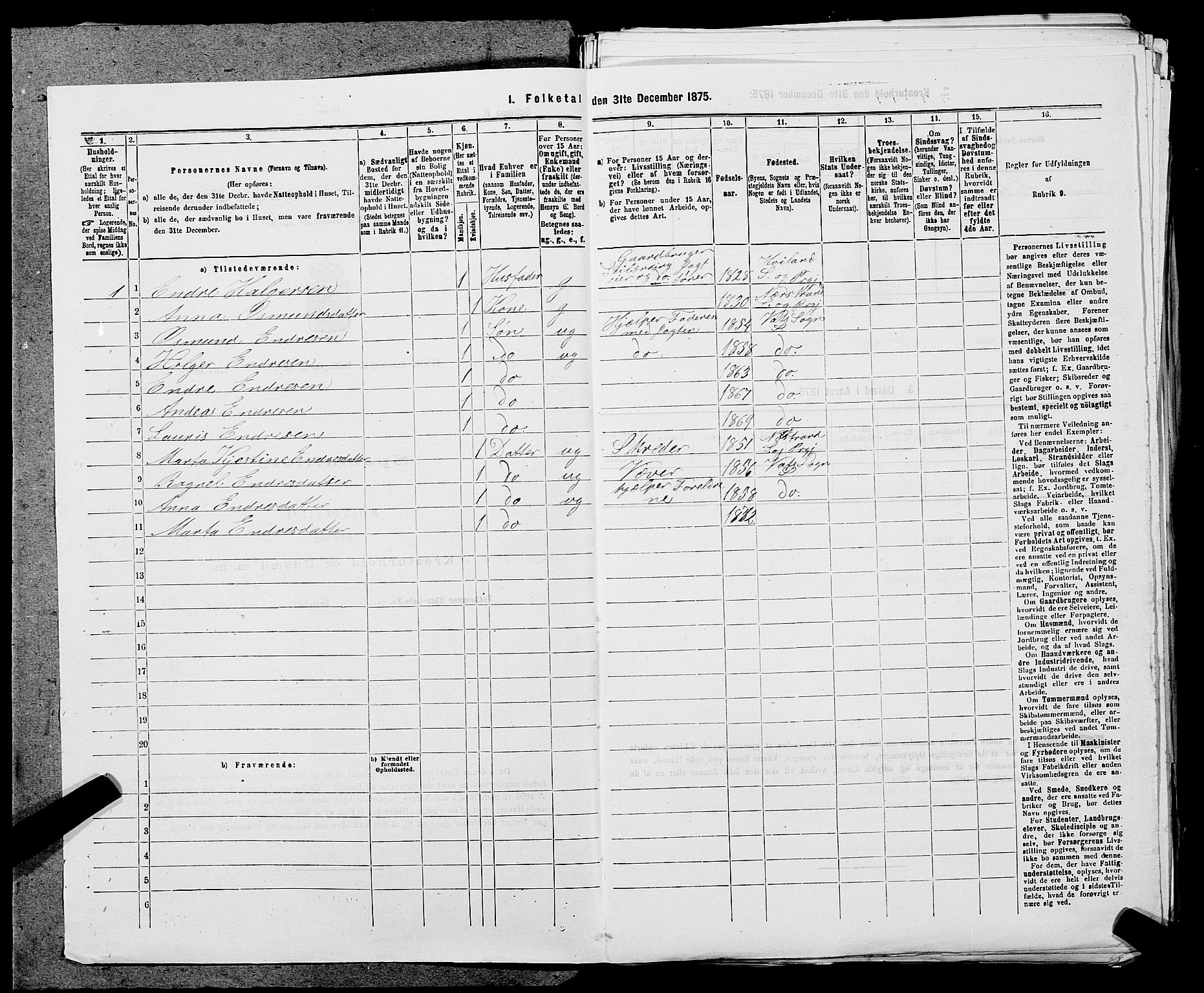 SAST, 1875 census for 1154P Skjold, 1875, p. 956