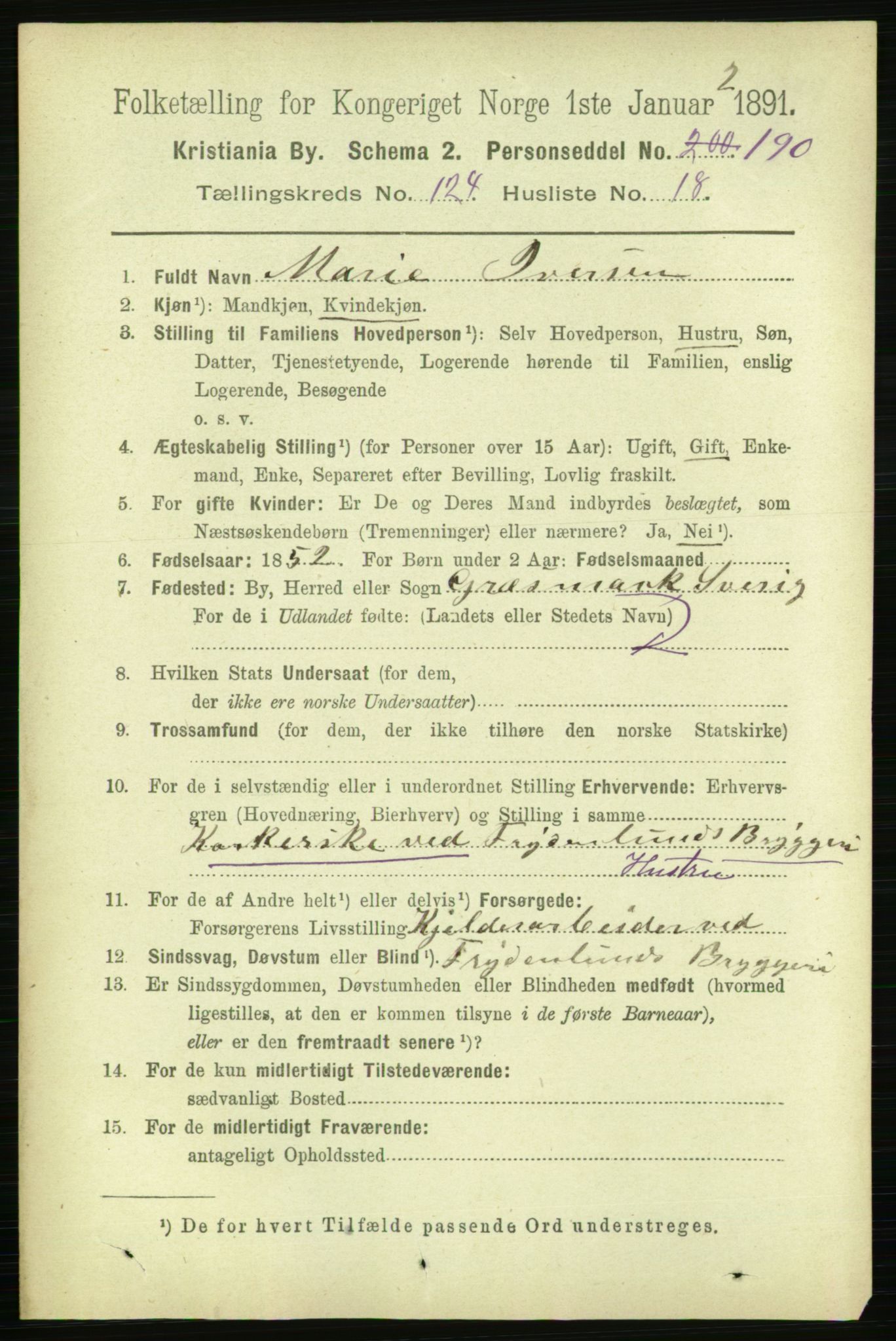 RA, 1891 census for 0301 Kristiania, 1891, p. 65771