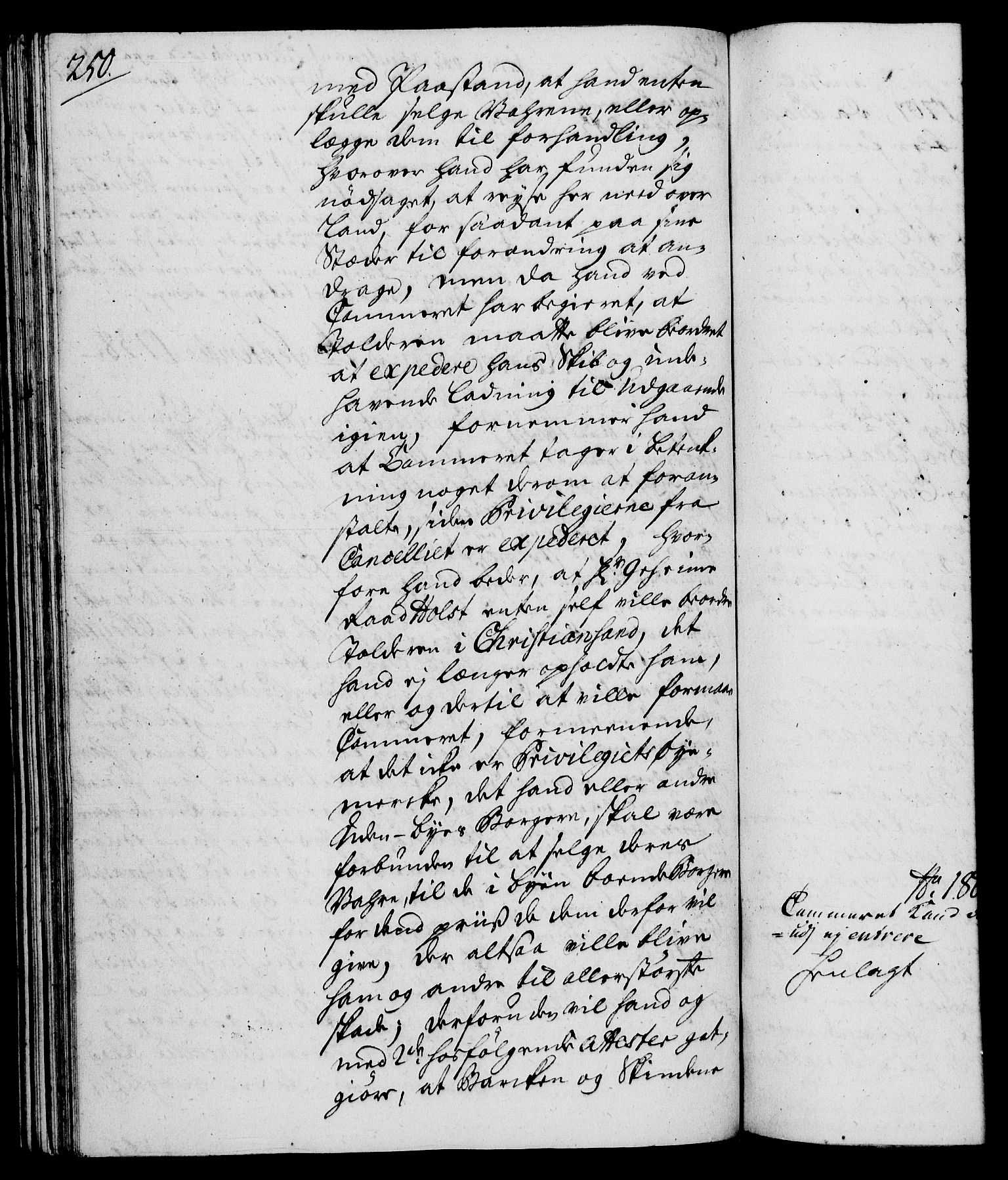 Rentekammeret, Kammerkanselliet, RA/EA-3111/G/Gh/Gha/L0020: Norsk ekstraktmemorialprotokoll (merket RK 53.65), 1738-1739, p. 250