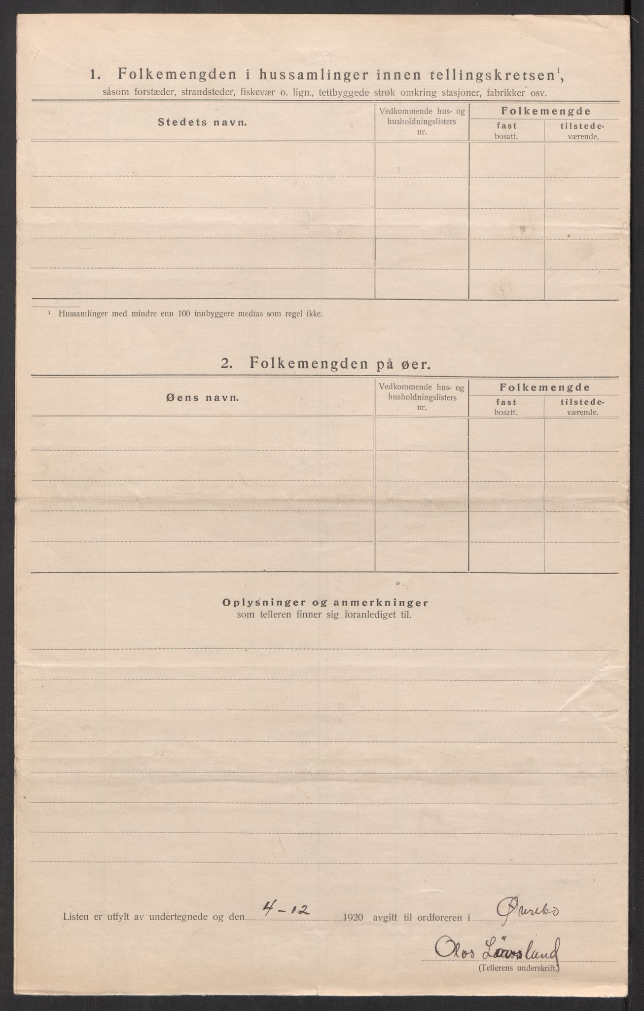 SAK, 1920 census for Øvrebø, 1920, p. 34