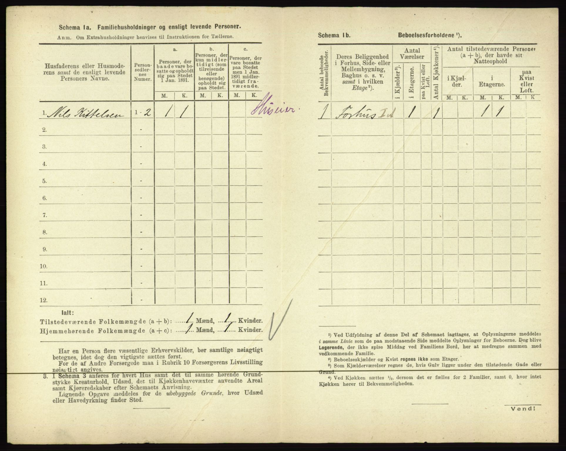 RA, 1891 census for 0601 Hønefoss, 1891, p. 214