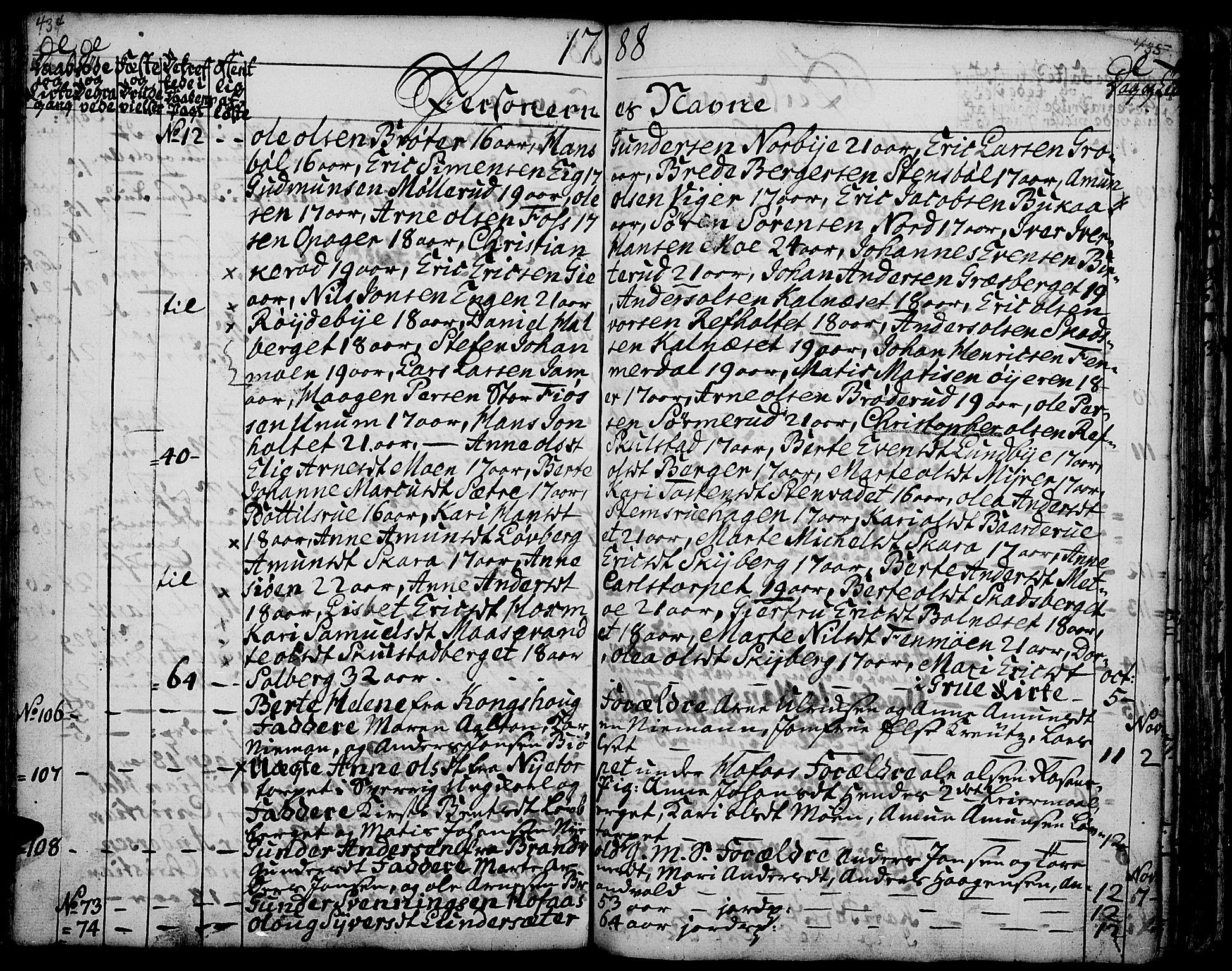 Grue prestekontor, SAH/PREST-036/H/Ha/Haa/L0003: Parish register (official) no. 3, 1774-1792, p. 434-435