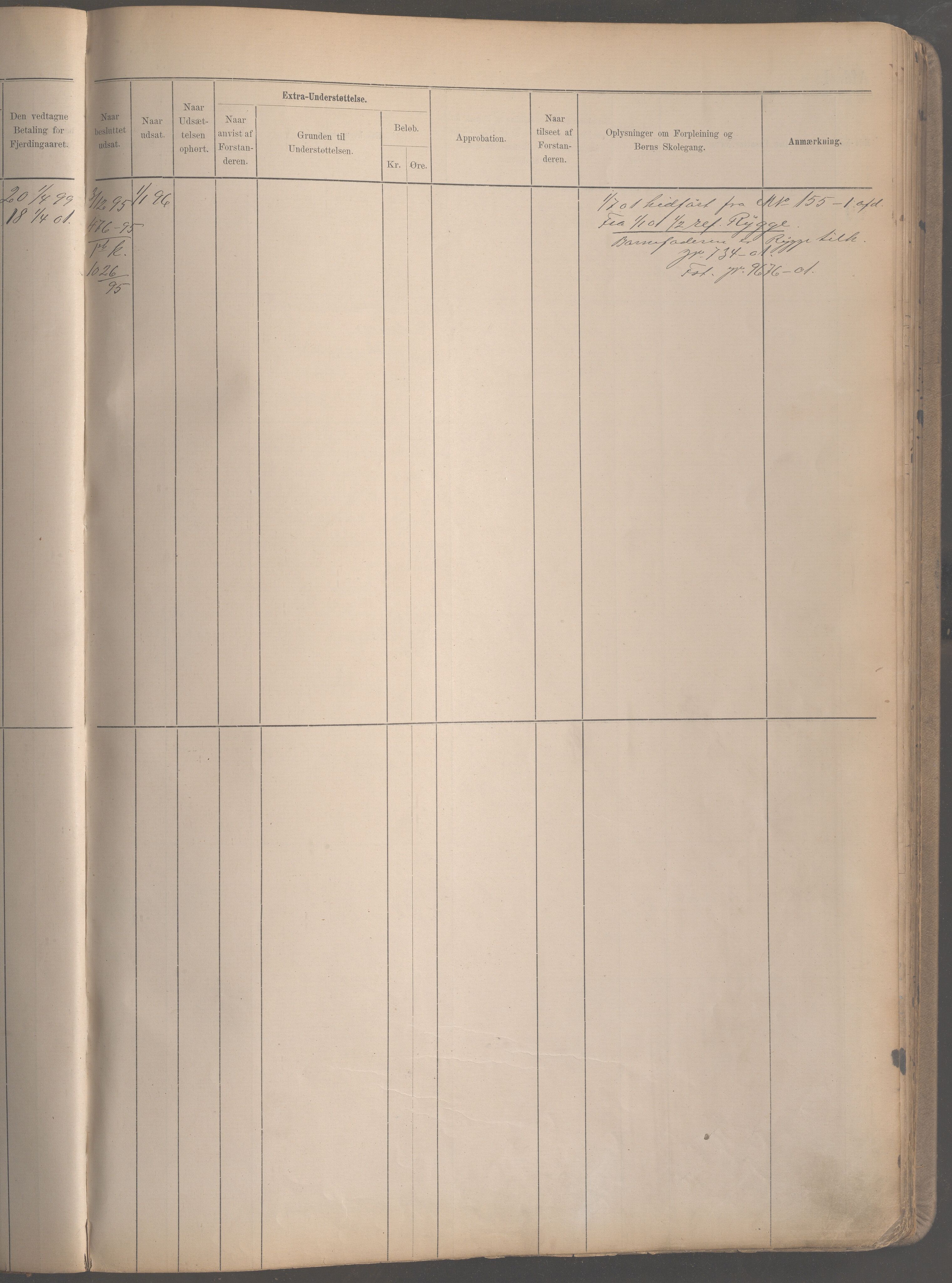 Fattigvesenet, OBA/A-20045/H/Hb/L0003: Manntallsprotokoll. Mnr. 1-399, 1887-1901, p. 111