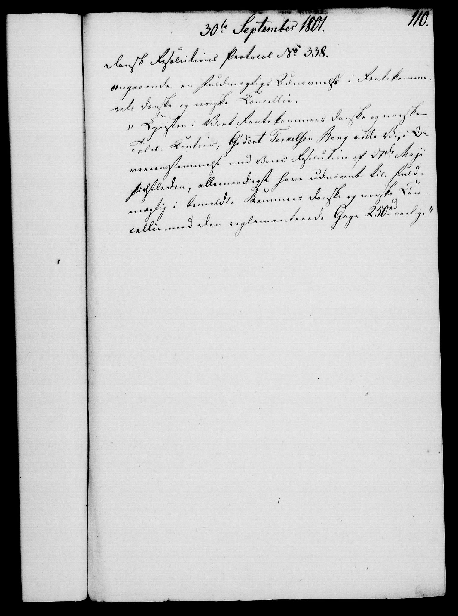 Rentekammeret, Kammerkanselliet, RA/EA-3111/G/Gf/Gfa/L0083: Norsk relasjons- og resolusjonsprotokoll (merket RK 52.83), 1801, p. 626
