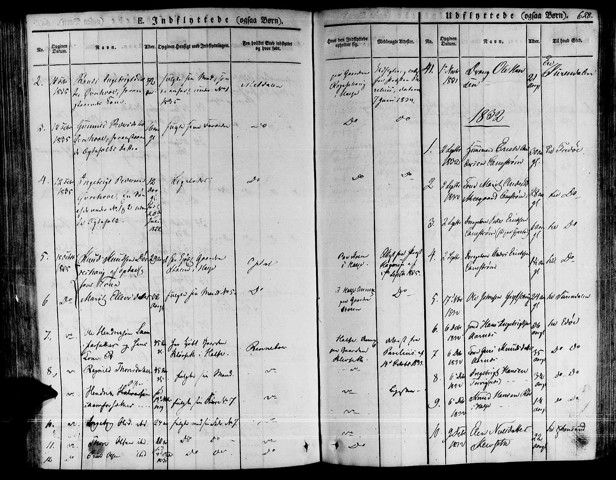 Ministerialprotokoller, klokkerbøker og fødselsregistre - Møre og Romsdal, SAT/A-1454/592/L1024: Parish register (official) no. 592A03 /1, 1831-1849, p. 628