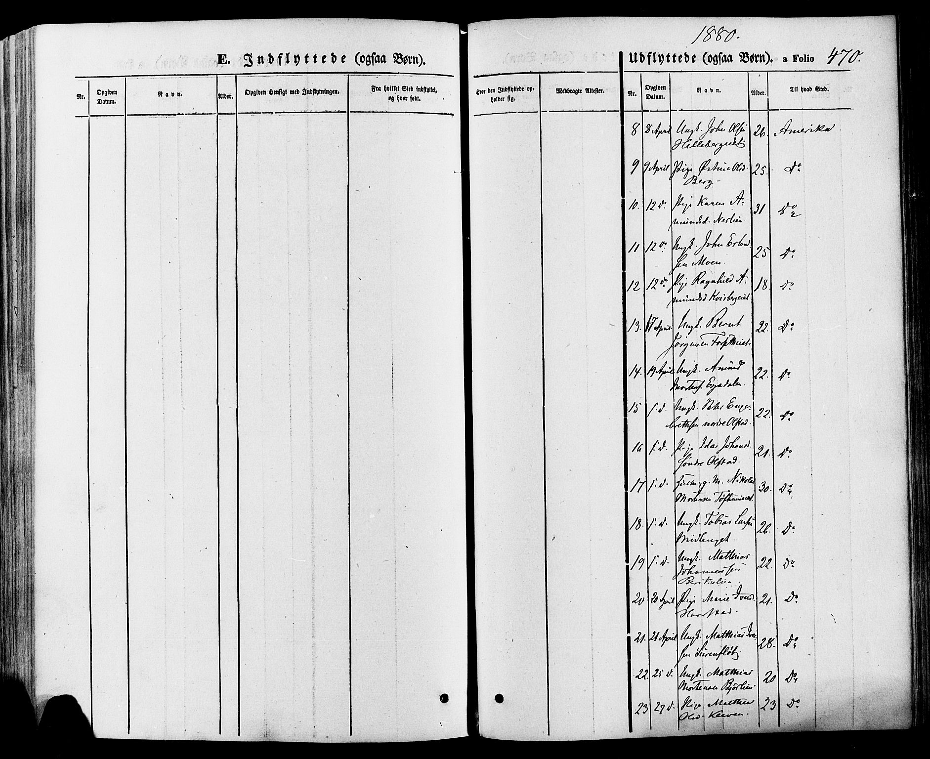 Gausdal prestekontor, SAH/PREST-090/H/Ha/Haa/L0010: Parish register (official) no. 10, 1867-1886, p. 470