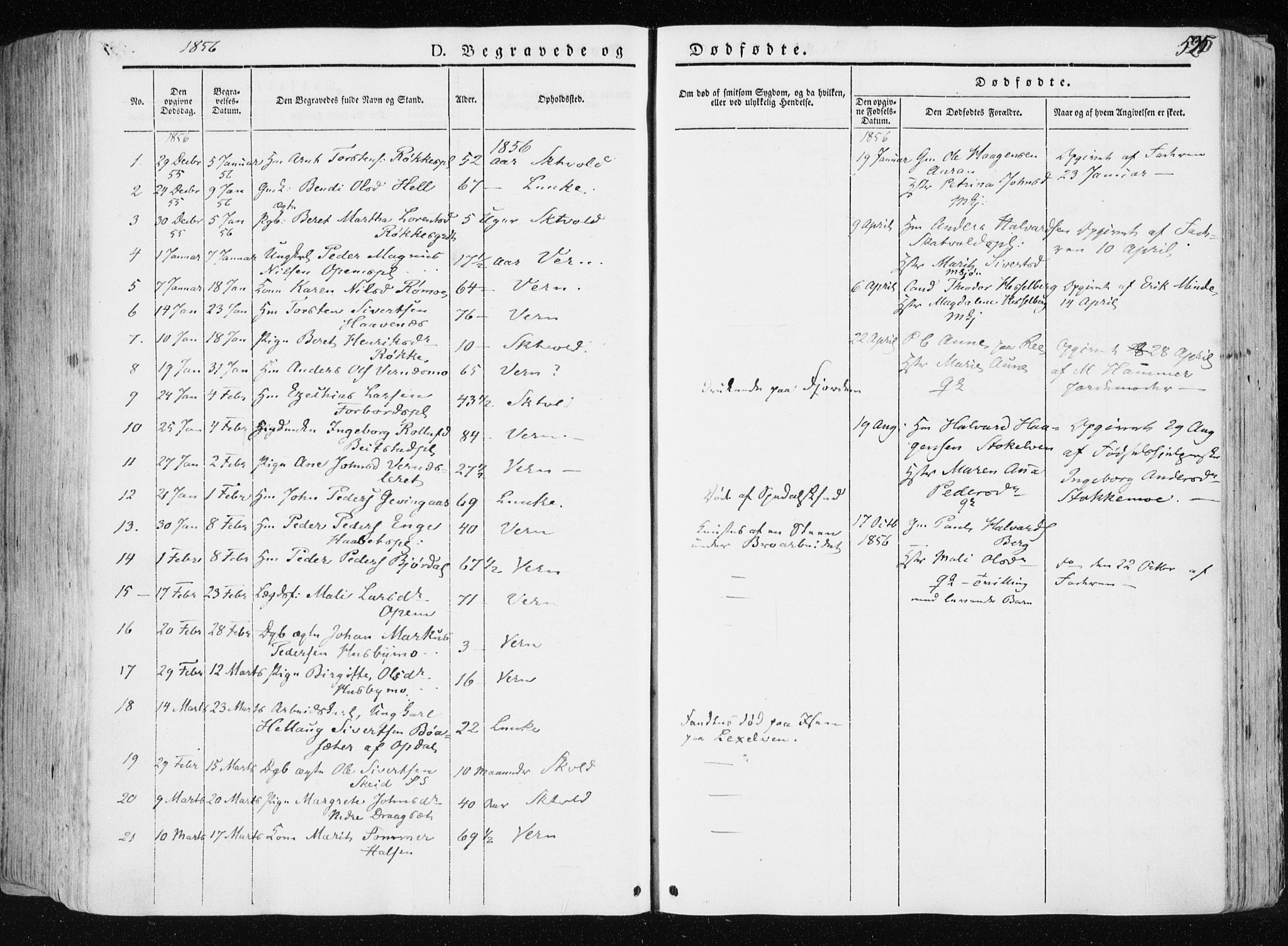 Ministerialprotokoller, klokkerbøker og fødselsregistre - Nord-Trøndelag, SAT/A-1458/709/L0074: Parish register (official) no. 709A14, 1845-1858, p. 526