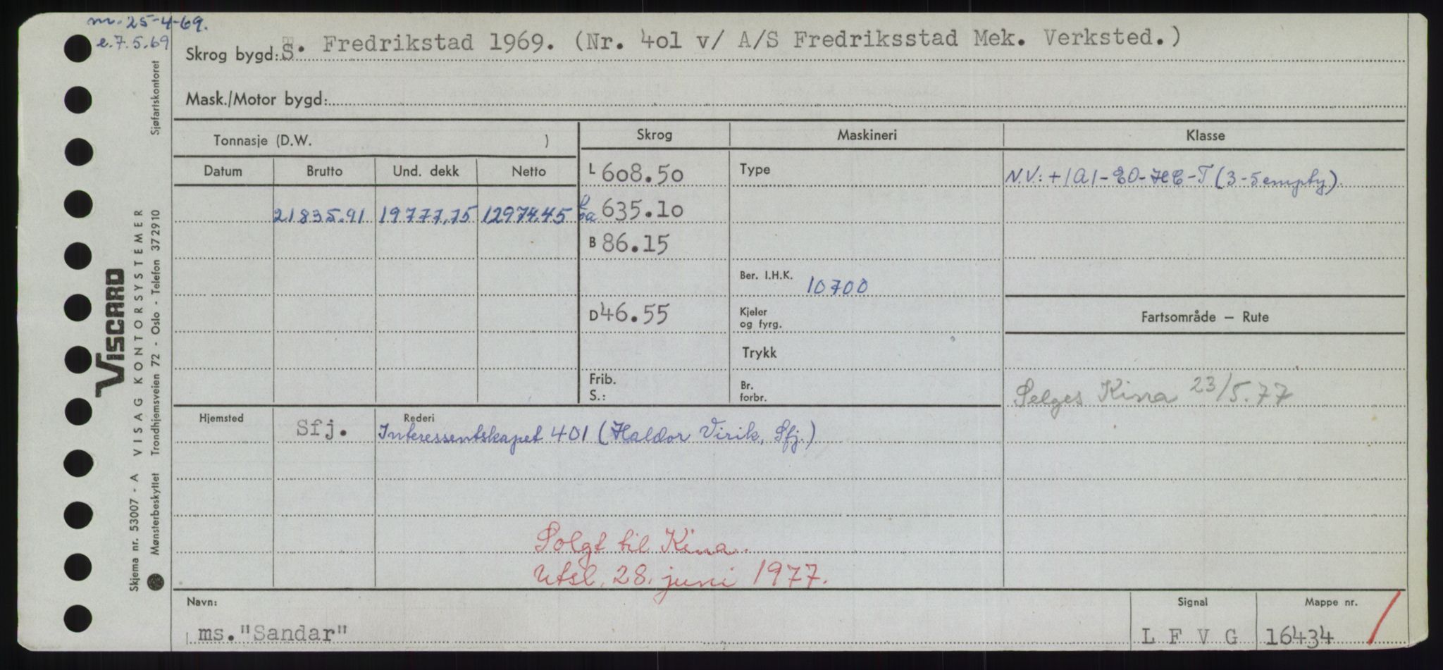 Sjøfartsdirektoratet med forløpere, Skipsmålingen, AV/RA-S-1627/H/Hd/L0032: Fartøy, San-Seve, p. 43