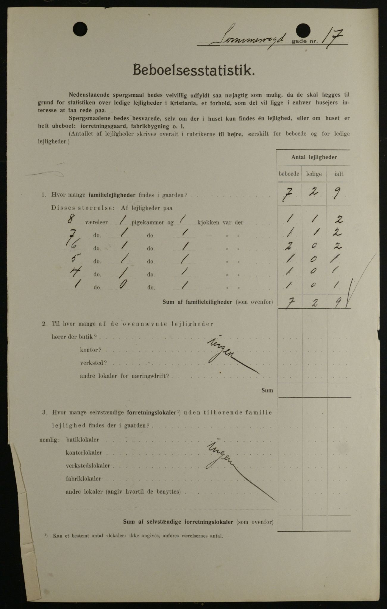 OBA, Municipal Census 1908 for Kristiania, 1908, p. 89889