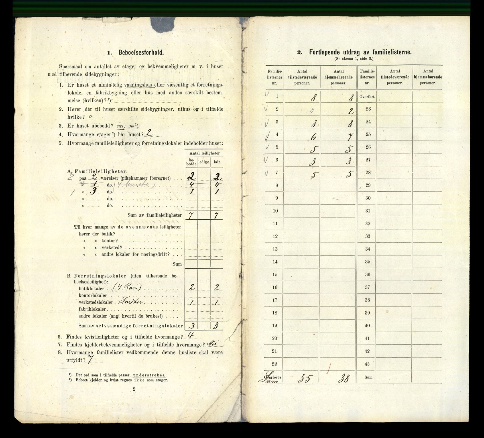 RA, 1910 census for Bergen, 1910, p. 40156