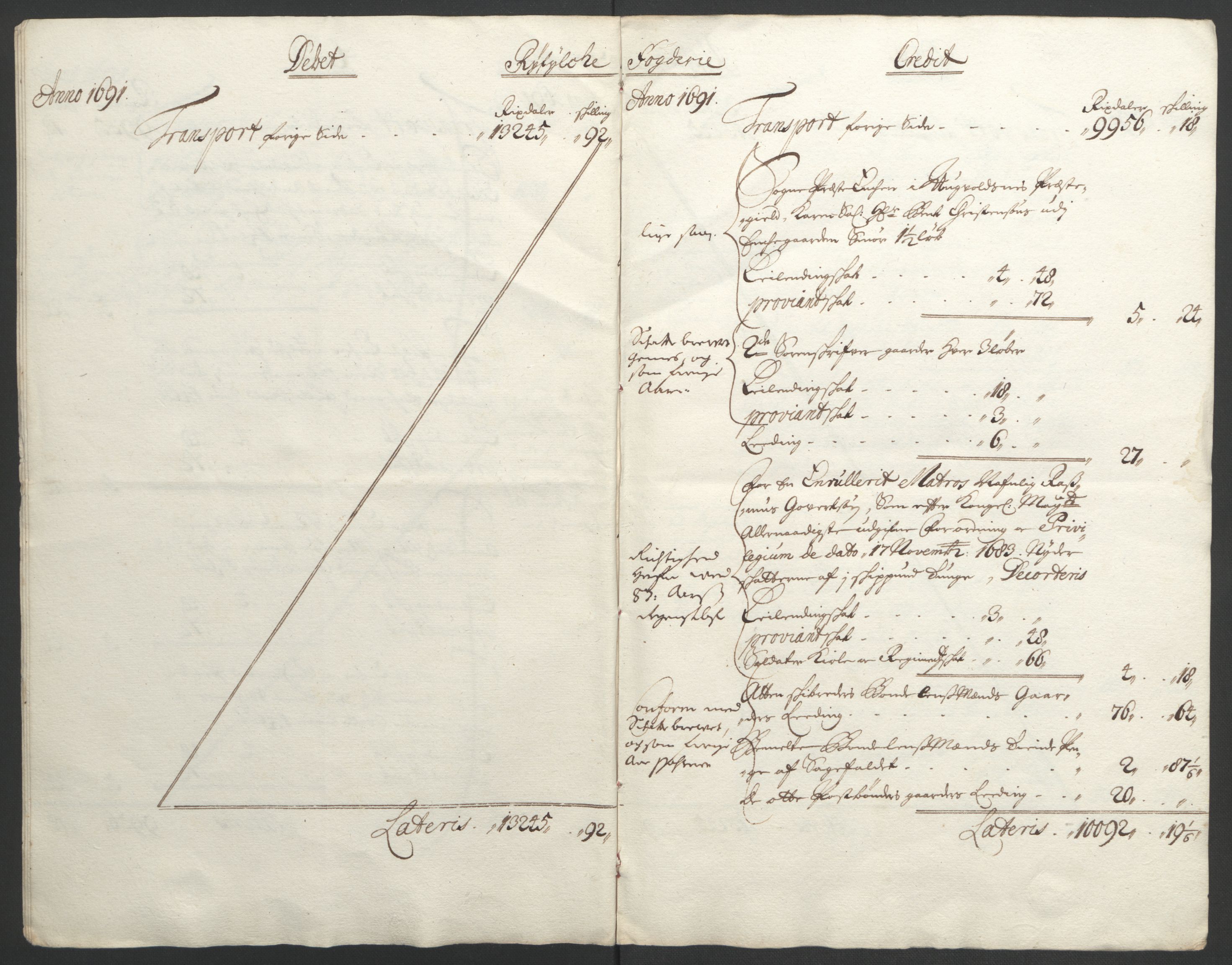 Rentekammeret inntil 1814, Reviderte regnskaper, Fogderegnskap, AV/RA-EA-4092/R47/L2856: Fogderegnskap Ryfylke, 1689-1693, p. 322