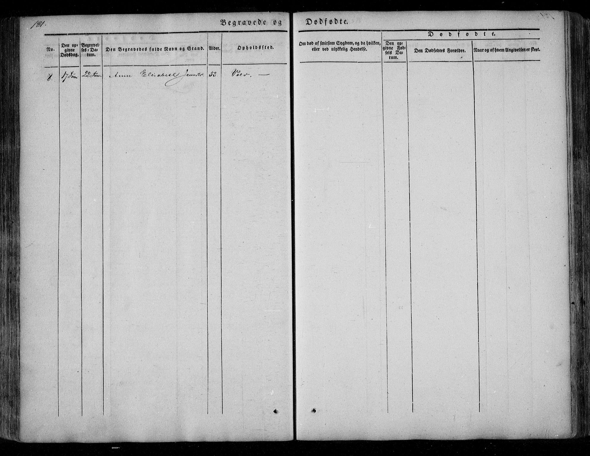 Ministerialprotokoller, klokkerbøker og fødselsregistre - Nordland, AV/SAT-A-1459/846/L0644: Parish register (official) no. 846A02, 1837-1872, p. 181