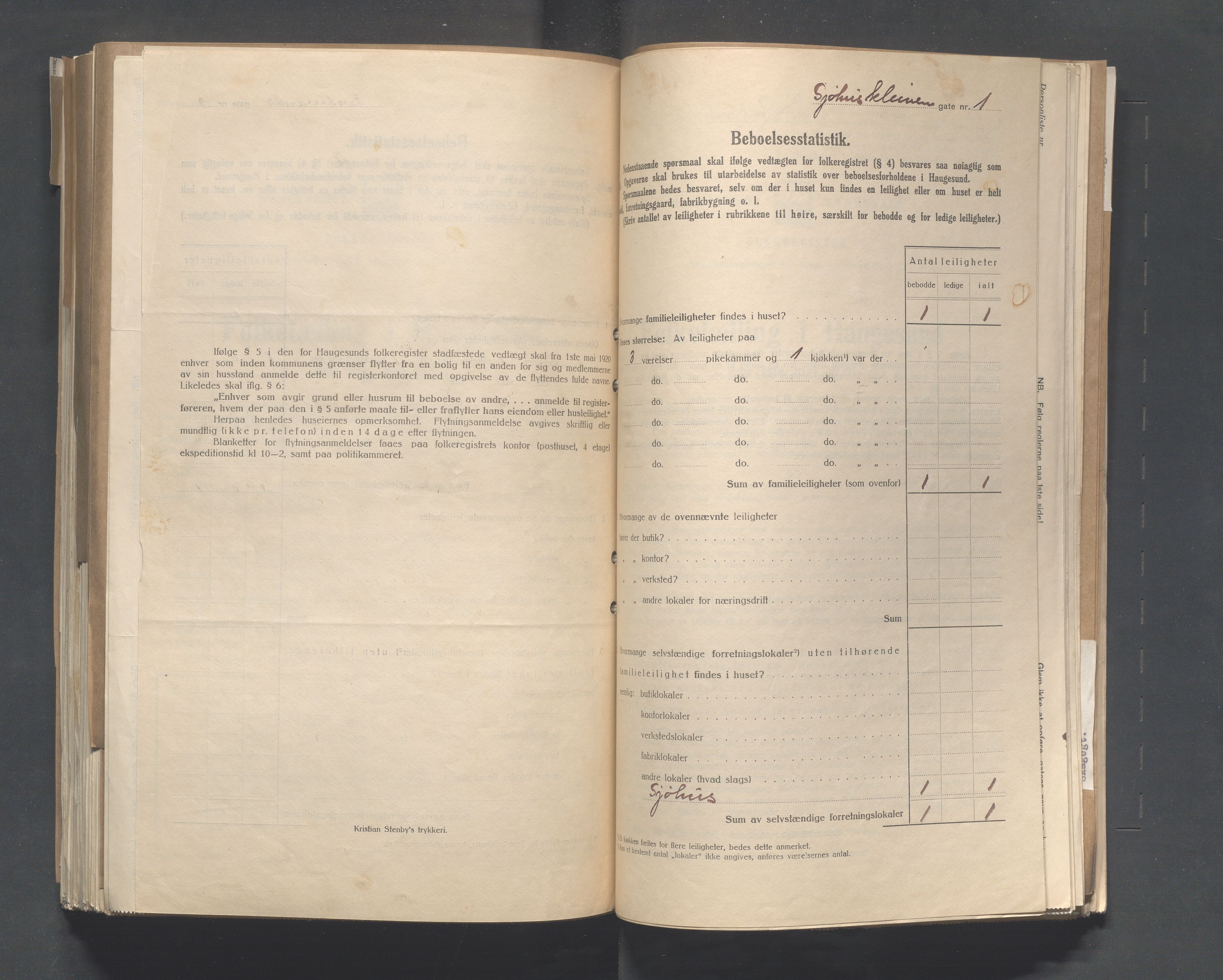 IKAR, Local census 1.5.1920 for Haugesund, 1920, p. 6268