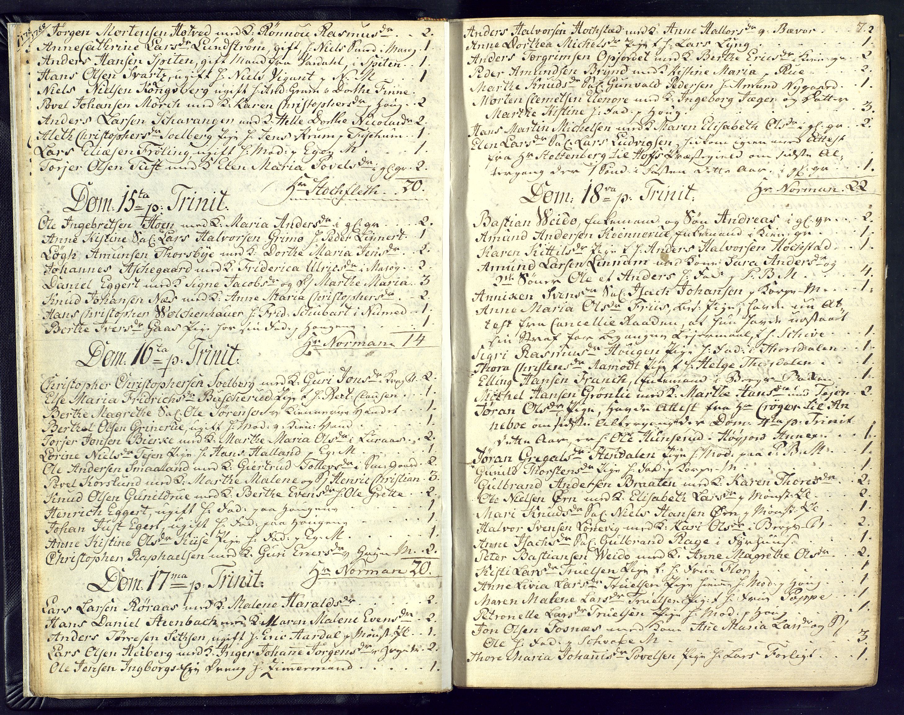 Kongsberg kirkebøker, SAKO/A-22/M/Ma/L0011: Communicants register no. 11, 1788-1795, p. 7