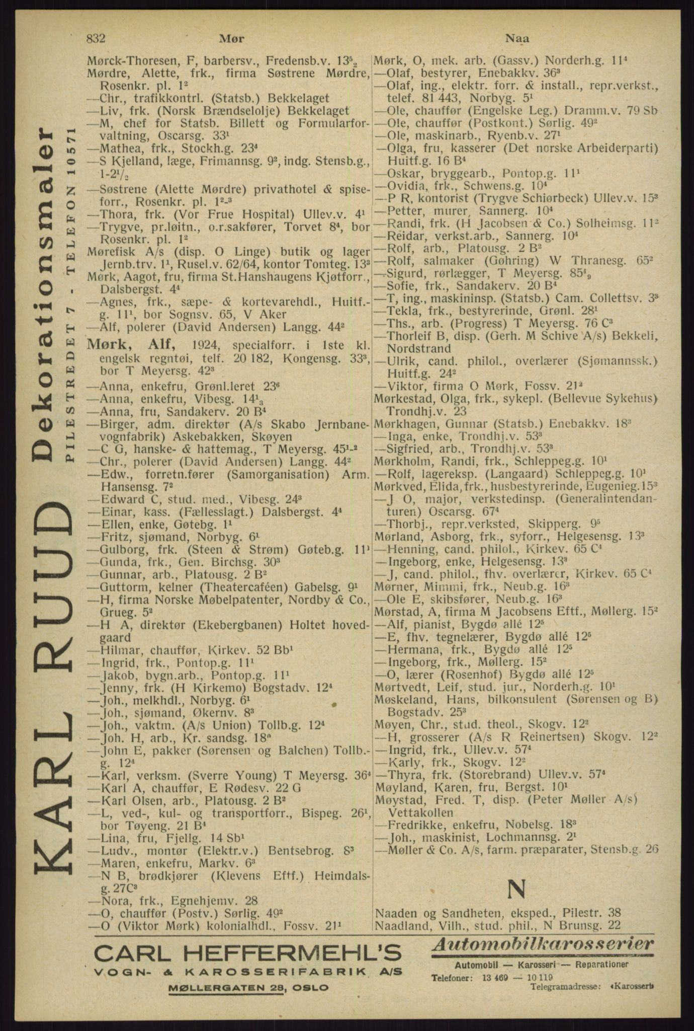 Kristiania/Oslo adressebok, PUBL/-, 1929, p. 832