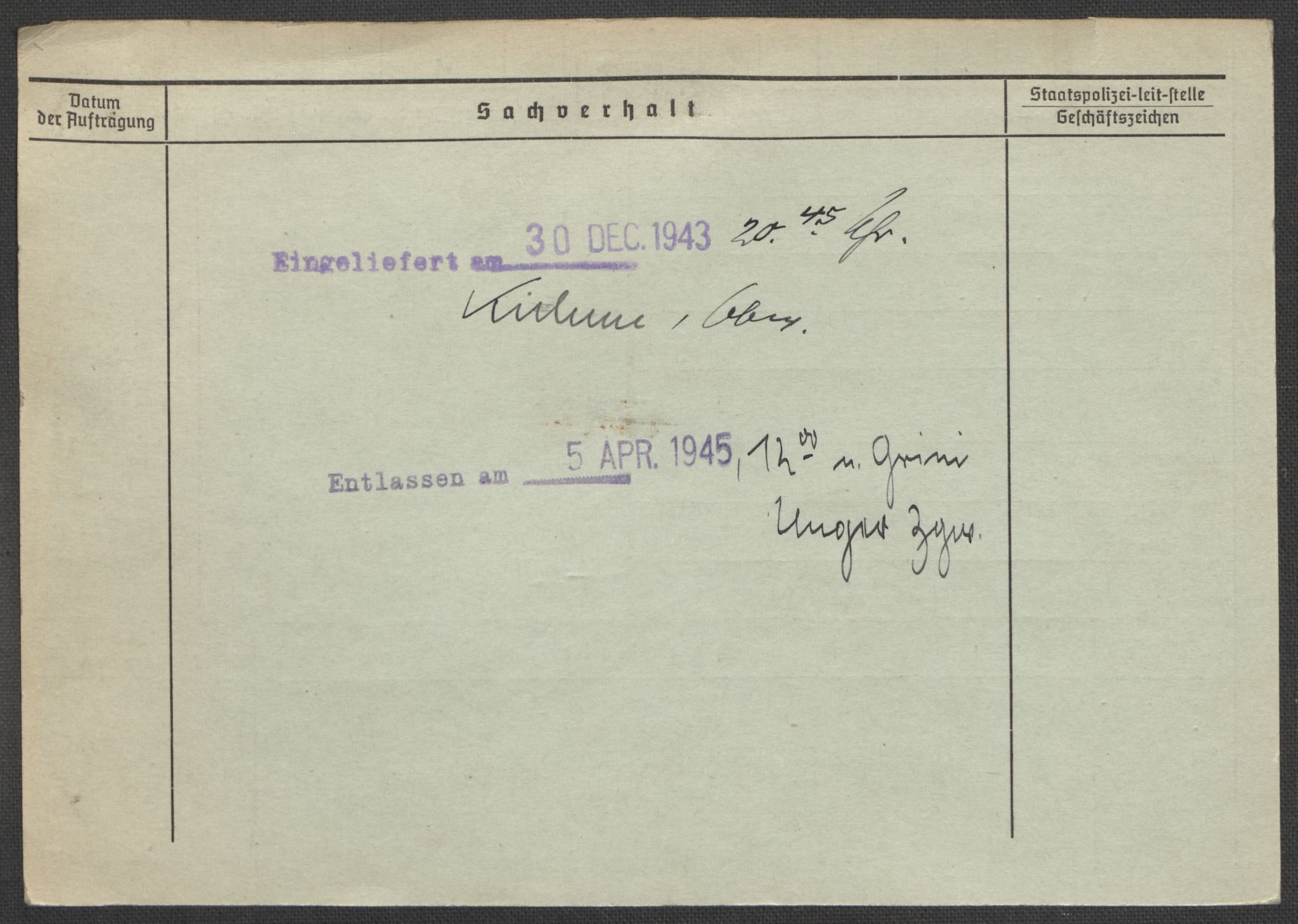 Befehlshaber der Sicherheitspolizei und des SD, AV/RA-RAFA-5969/E/Ea/Eaa/L0003: Register over norske fanger i Møllergata 19: Eng-Hag, 1940-1945, p. 910