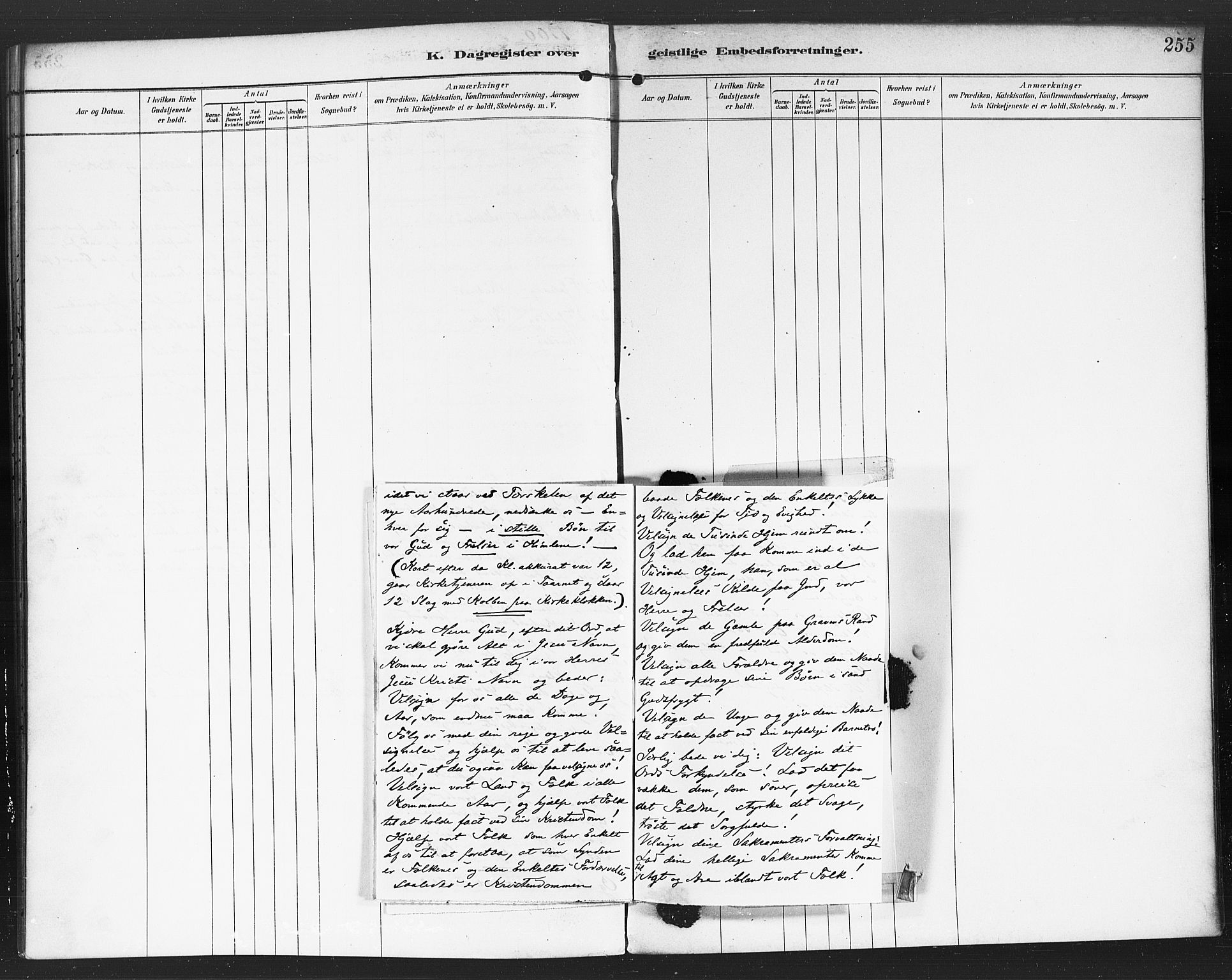 Rødenes prestekontor Kirkebøker, AV/SAO-A-2005/F/Fa/L0010: Parish register (official) no. I 10, 1890-1900, p. 255