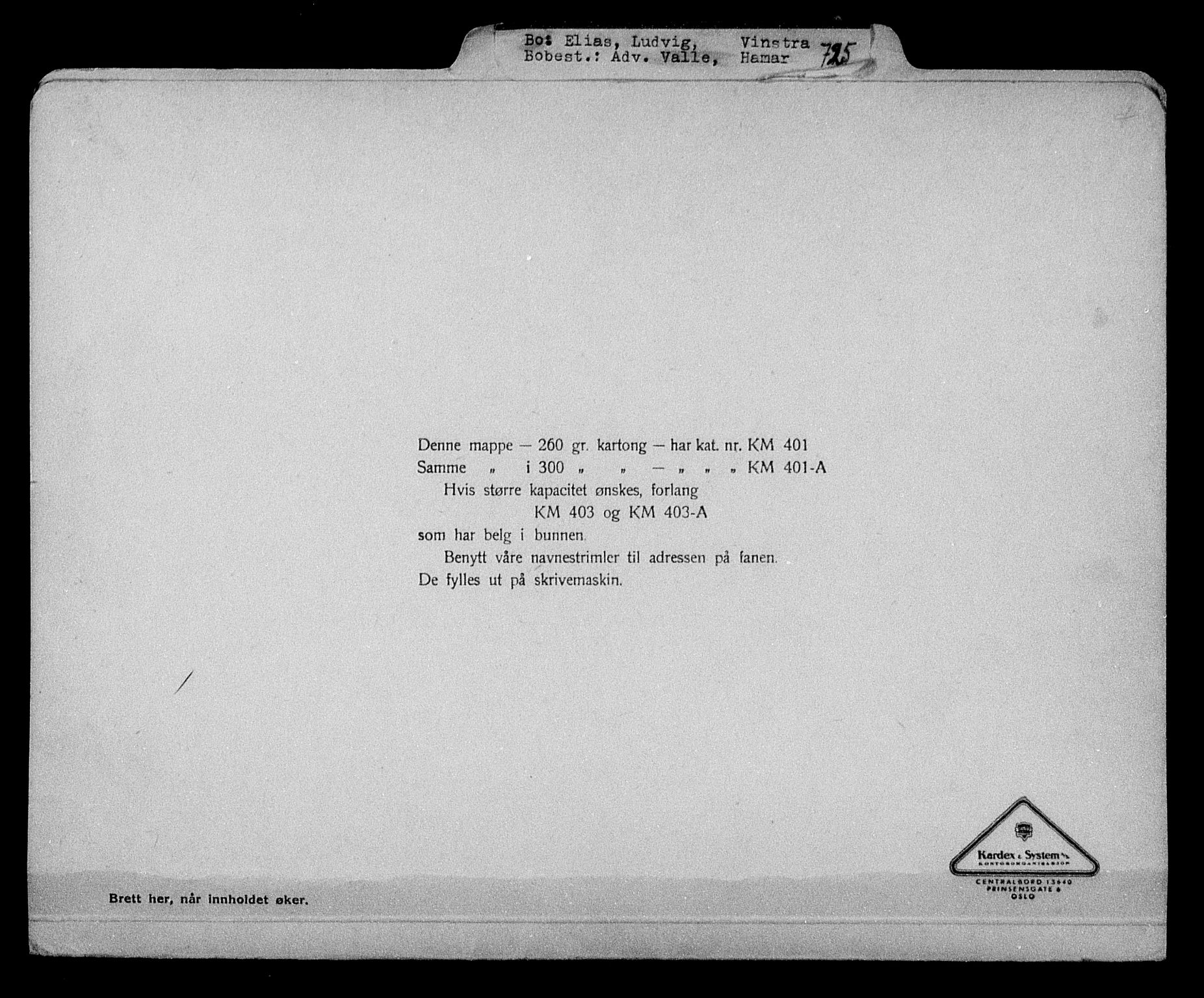 Justisdepartementet, Tilbakeføringskontoret for inndratte formuer, AV/RA-S-1564/H/Hc/Hcd/L0995: --, 1945-1947, p. 188