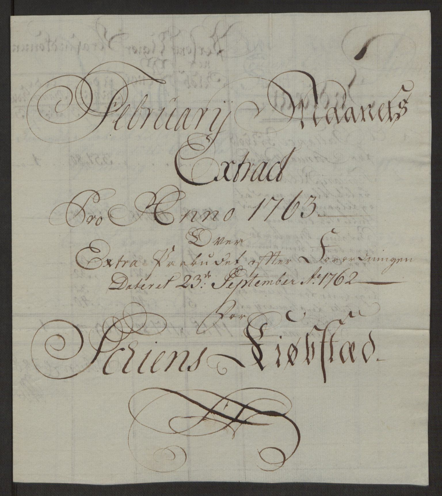 Rentekammeret inntil 1814, Reviderte regnskaper, Byregnskaper, AV/RA-EA-4066/R/Rj/L0198/0001: [J4] Kontribusjonsregnskap / Ekstraskatt, 1762-1768, p. 115