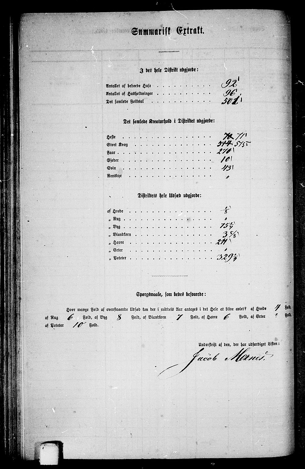 RA, 1865 census for Strinda, 1865, p. 91