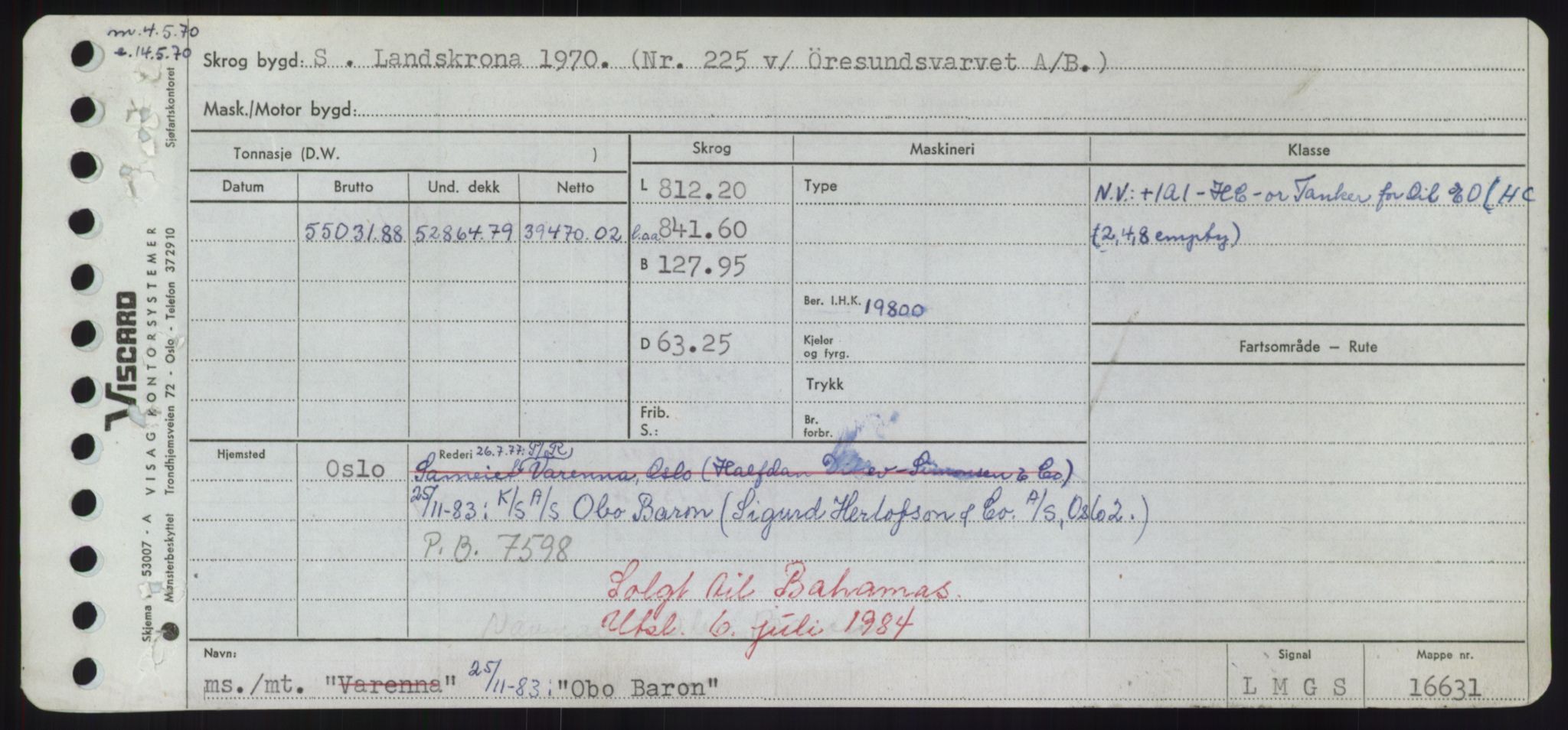 Sjøfartsdirektoratet med forløpere, Skipsmålingen, AV/RA-S-1627/H/Hd/L0028: Fartøy, O, p. 31