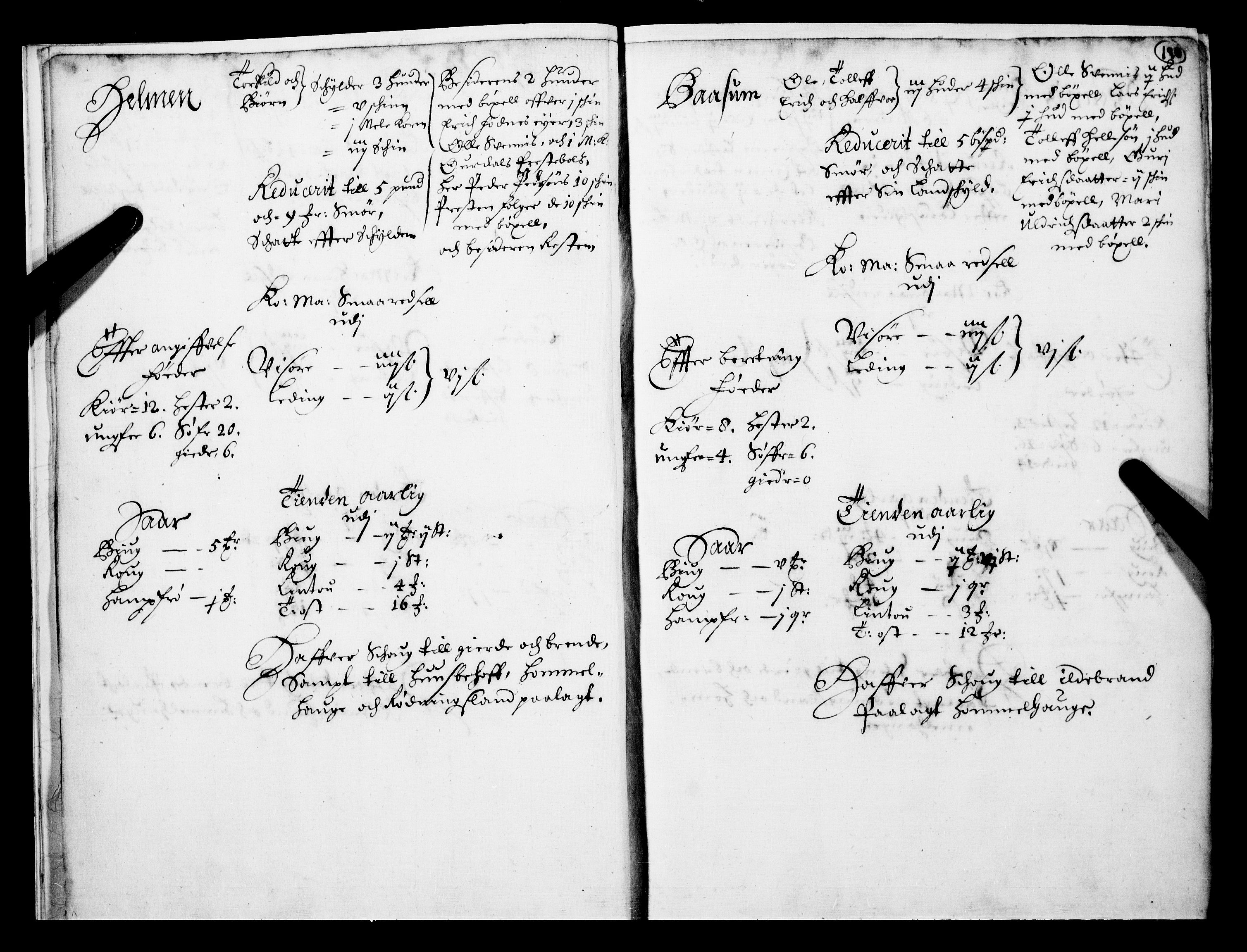 Rentekammeret inntil 1814, Realistisk ordnet avdeling, AV/RA-EA-4070/N/Nb/Nba/L0017: Hadeland og Valdres fogderi, 2. del, 1669, p. 189b-190a