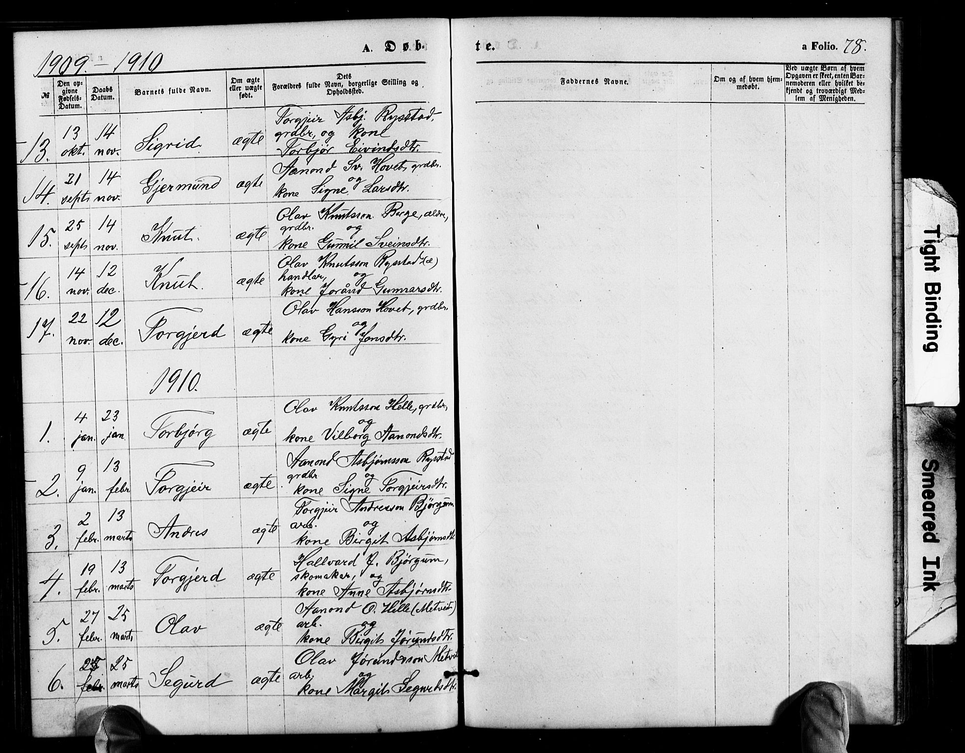 Valle sokneprestkontor, SAK/1111-0044/F/Fb/Fbb/L0002: Parish register (copy) no. B 2, 1875-1921, p. 78