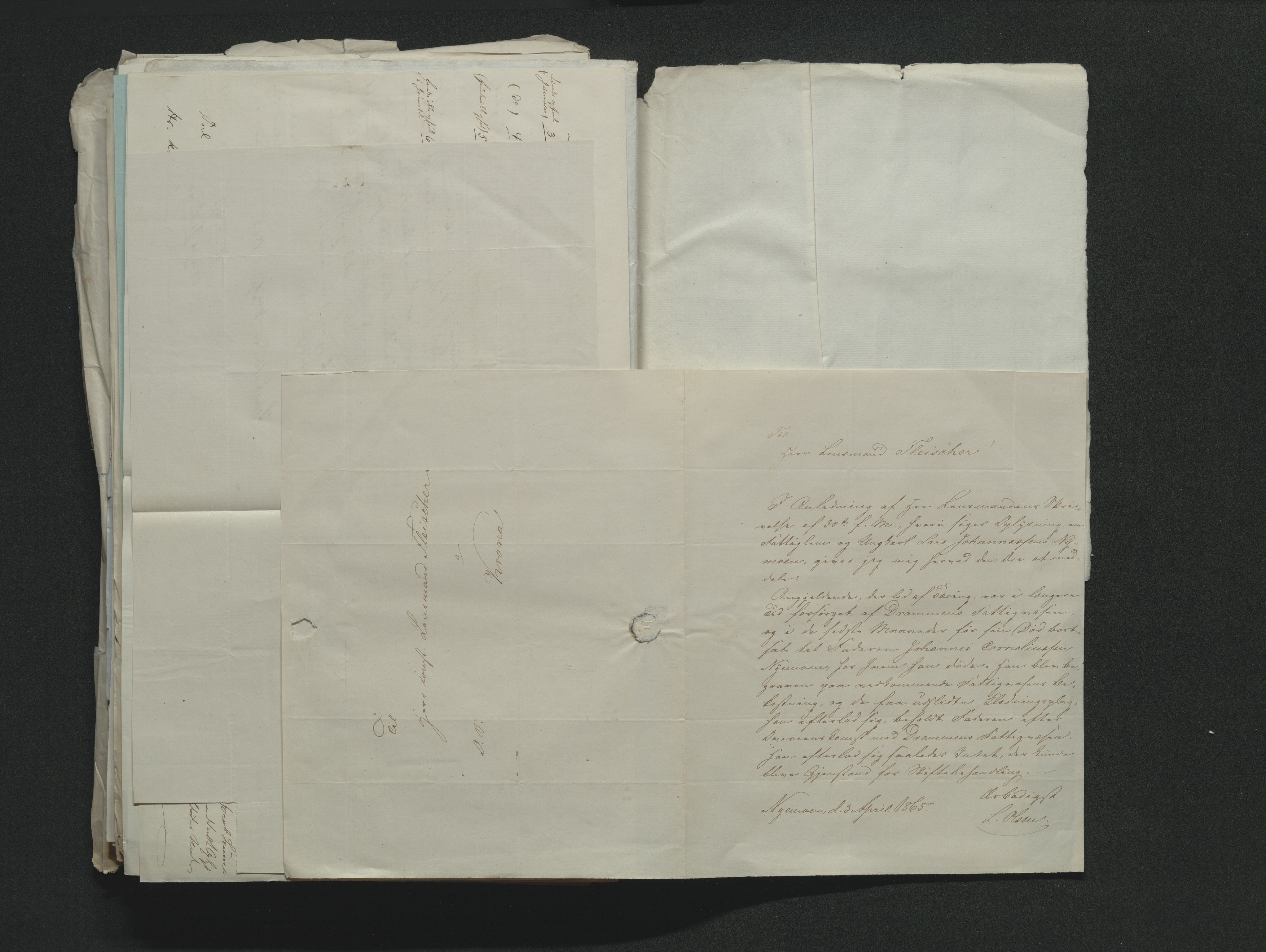 Eiker, Modum og Sigdal sorenskriveri, AV/SAKO-A-123/H/Ha/Hab/L0011: Dødsfallsmeldinger, 1862-1865, p. 519