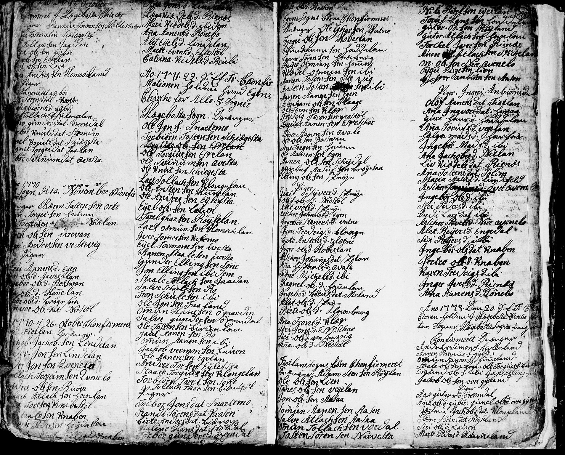 Hægebostad sokneprestkontor, AV/SAK-1111-0024/F/Fa/Faa/L0001: Parish register (official) no. A 1 /1, 1760-1820, p. 298