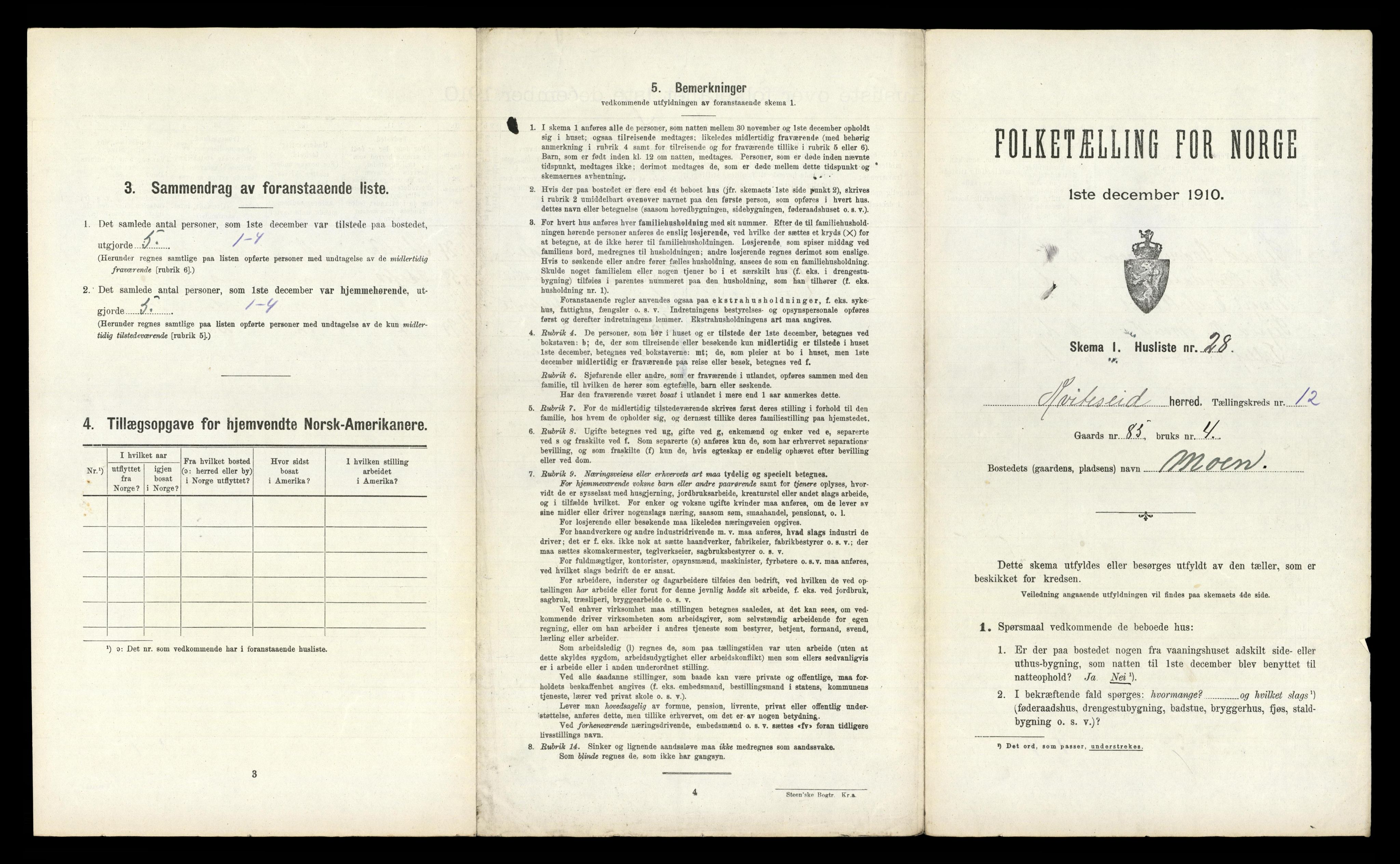 RA, 1910 census for Kviteseid, 1910, p. 1136