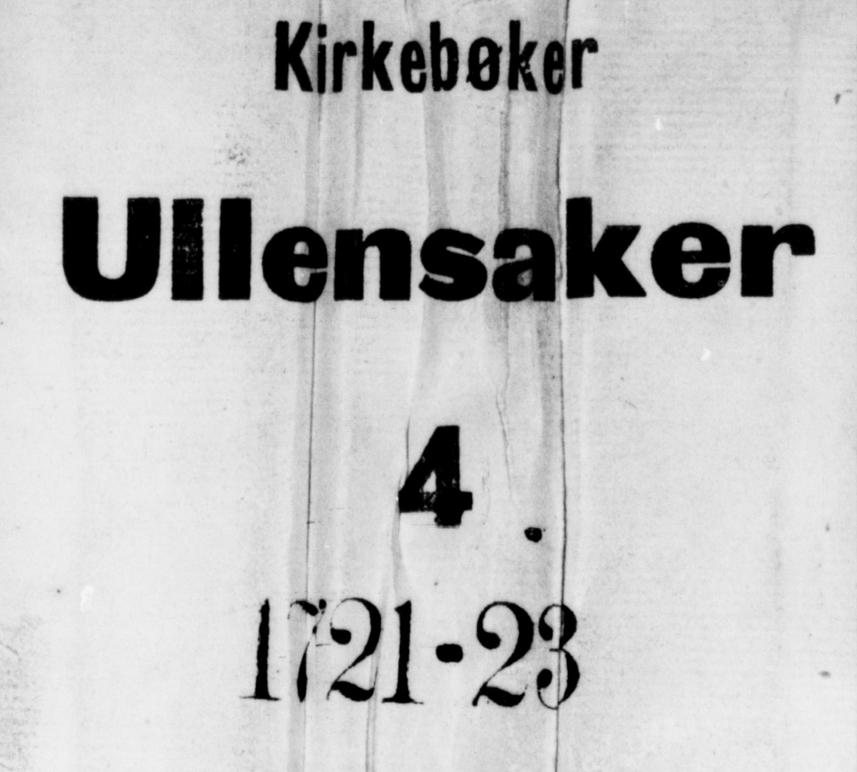 Ullensaker prestekontor Kirkebøker, AV/SAO-A-10236a/F/Fa/L0004: Parish register (official) no. I 4, 1721-1723