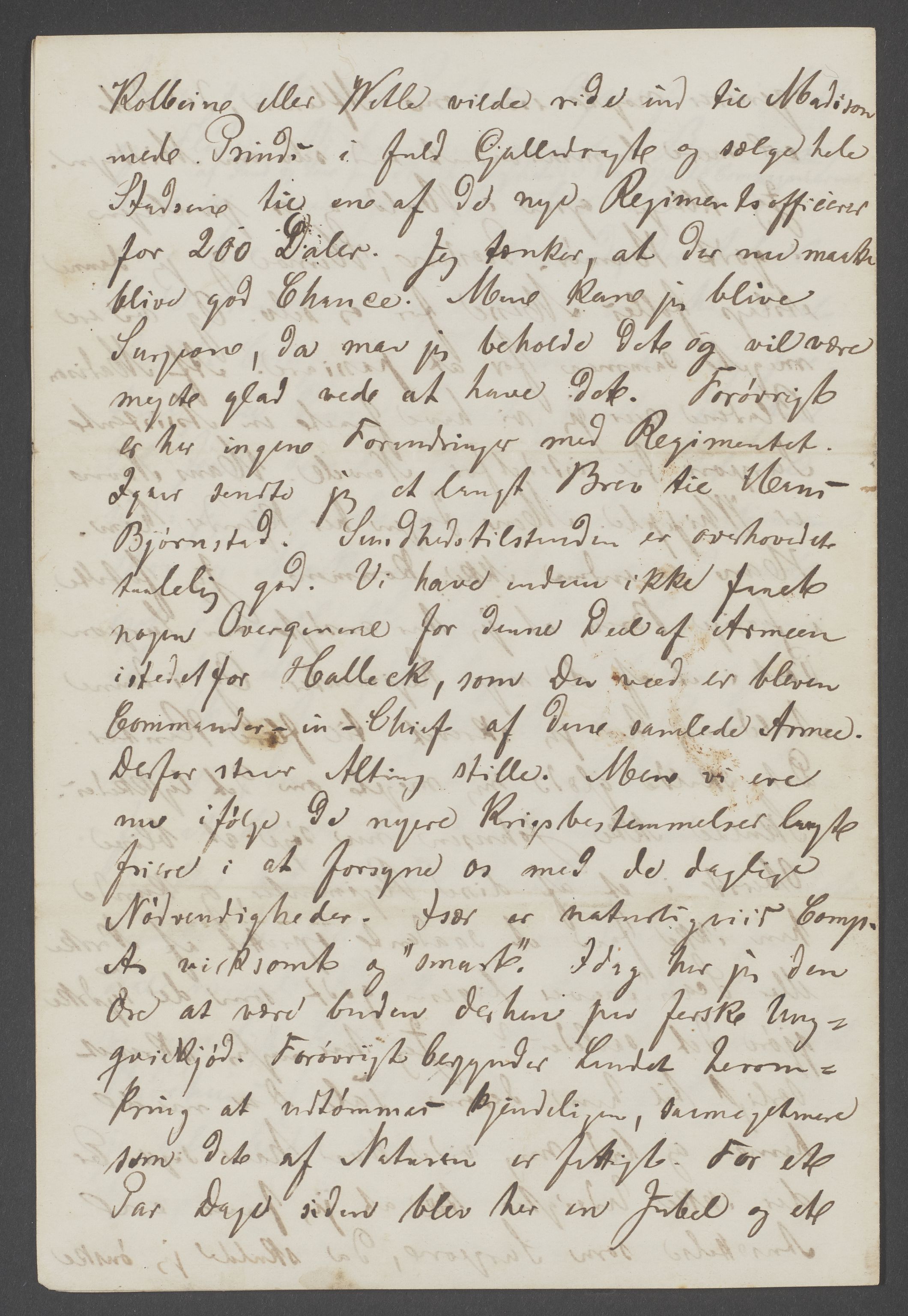 Søren Johan Hanssen, cand. med., IKAM/P-00148/G/L0001/0010: Private brev / Brev 13.08.1862, 1862