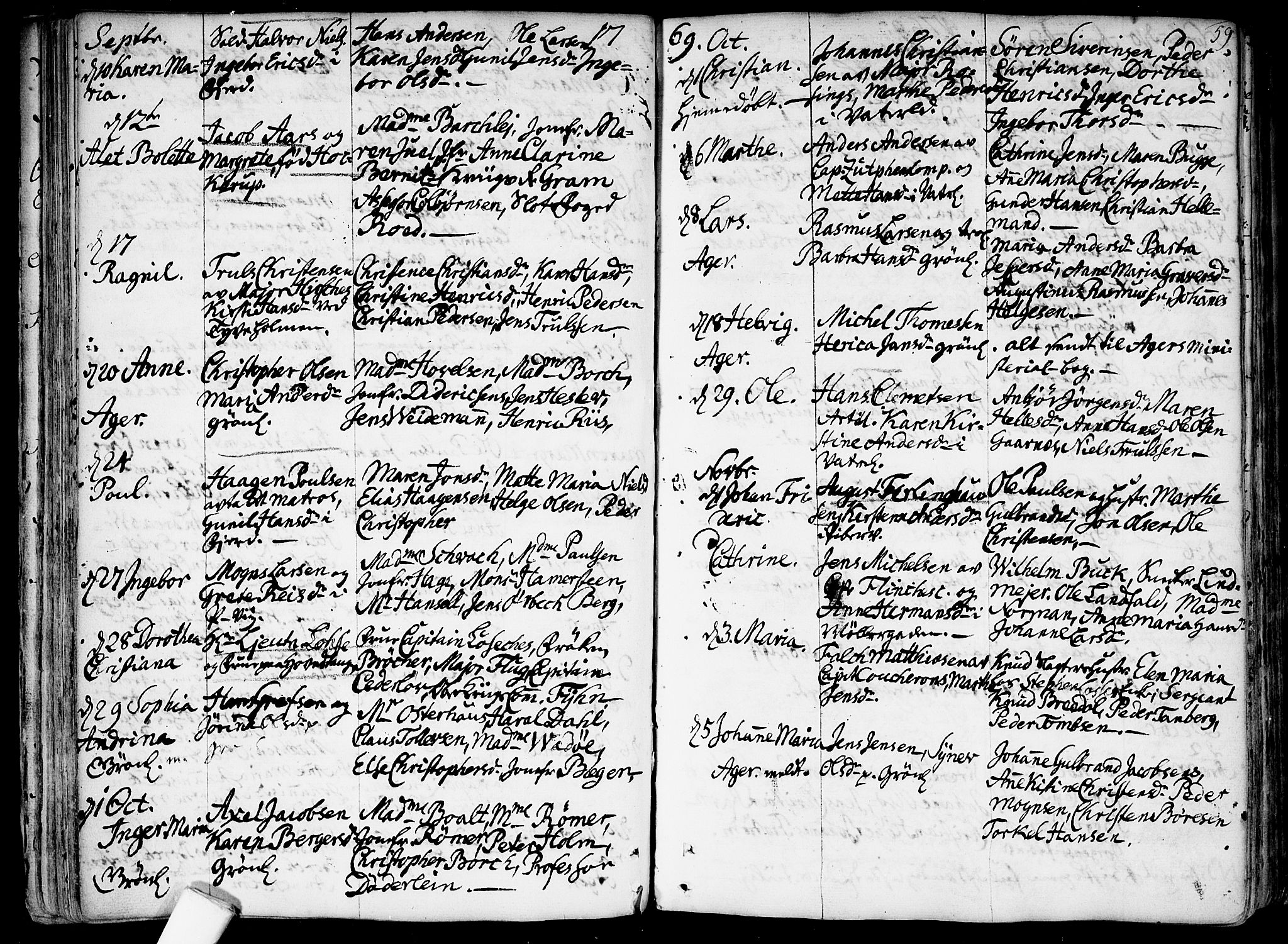 Garnisonsmenigheten Kirkebøker, AV/SAO-A-10846/F/Fa/L0002: Parish register (official) no. 2, 1757-1776, p. 59